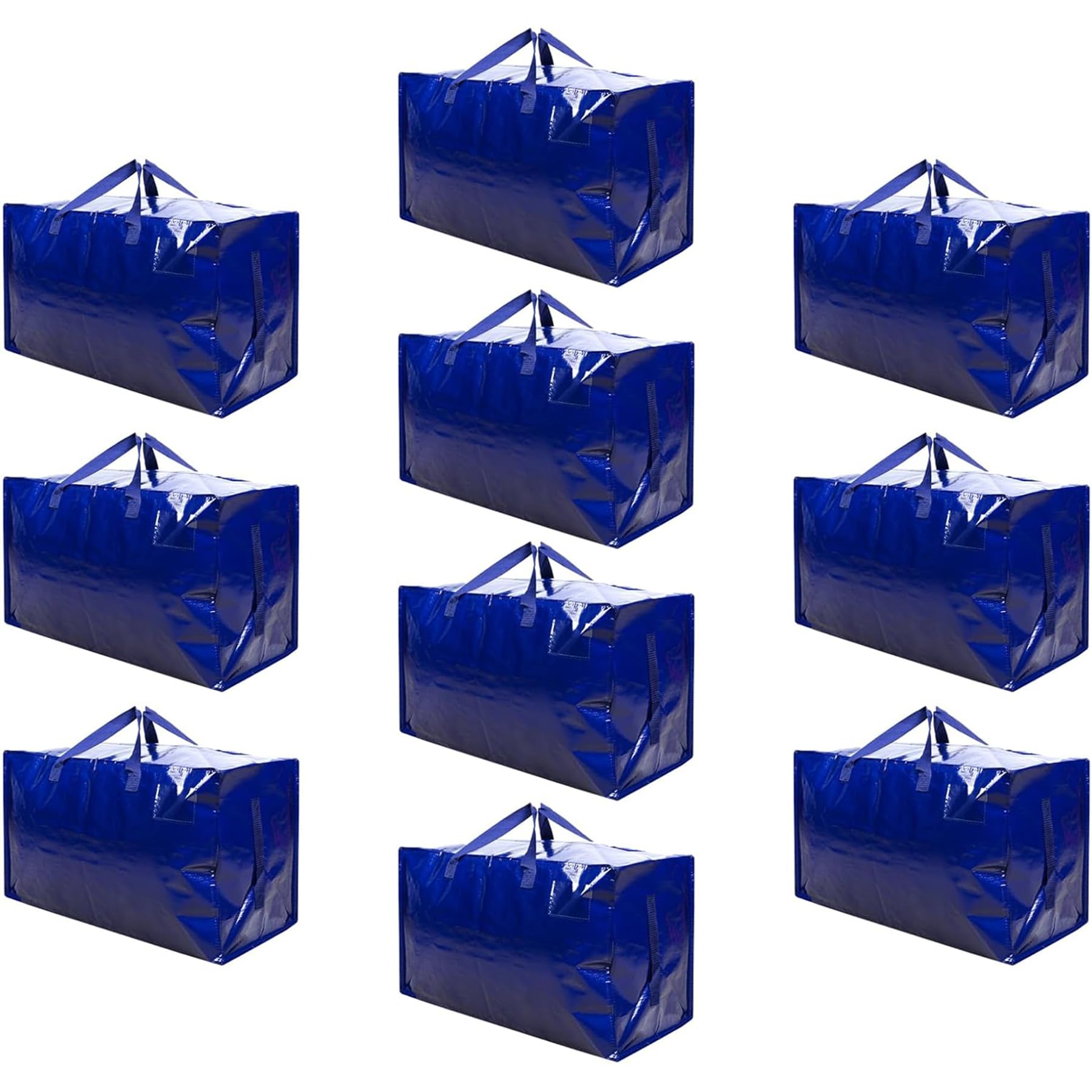 Veno Set 10 Borse Trasloco Grandi 100L Blu