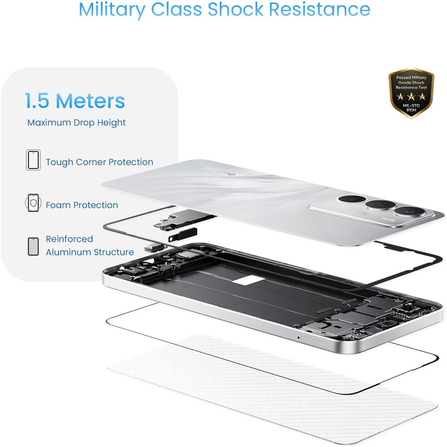 Realme C71 4G Smartphone 8+256GB - Cigno Bianco - immagine 8