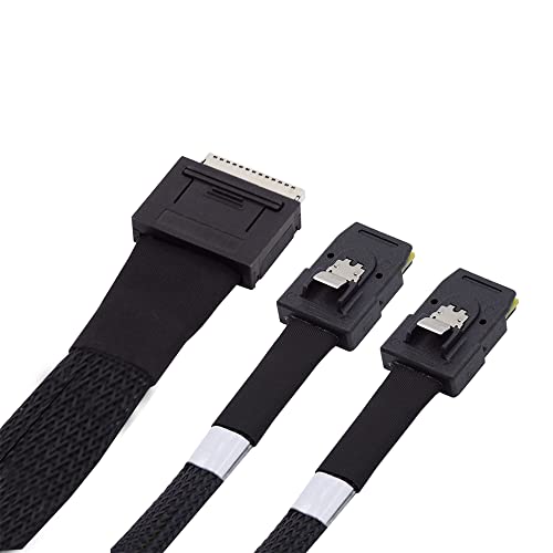 Nfhk 50 cm PCIe SFF-8611 8X a Dual SFF-8087 4X SSD