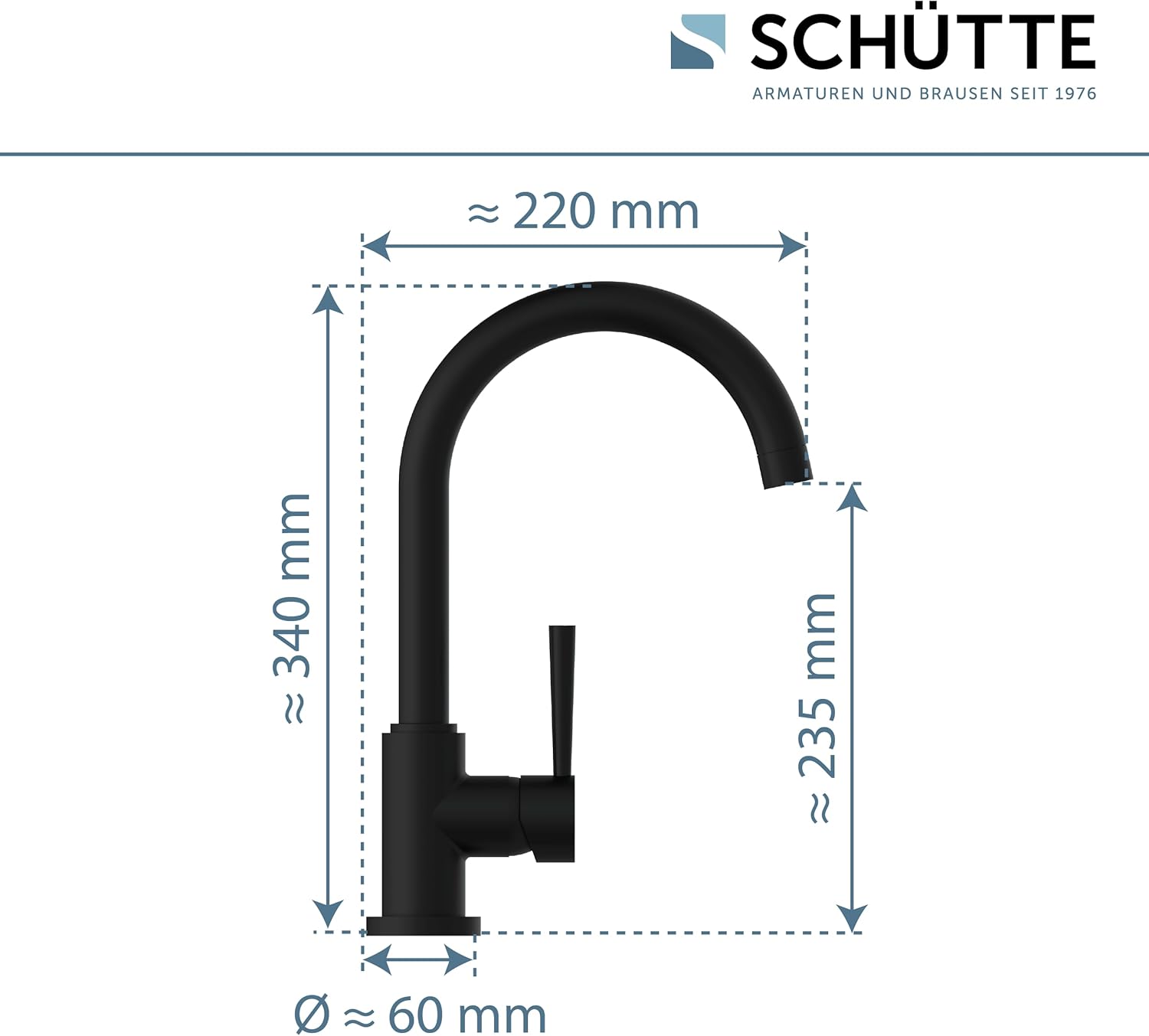 Schütte 79166 Cornwall Rubinetto Cucina Girevole 360° - immagine 5