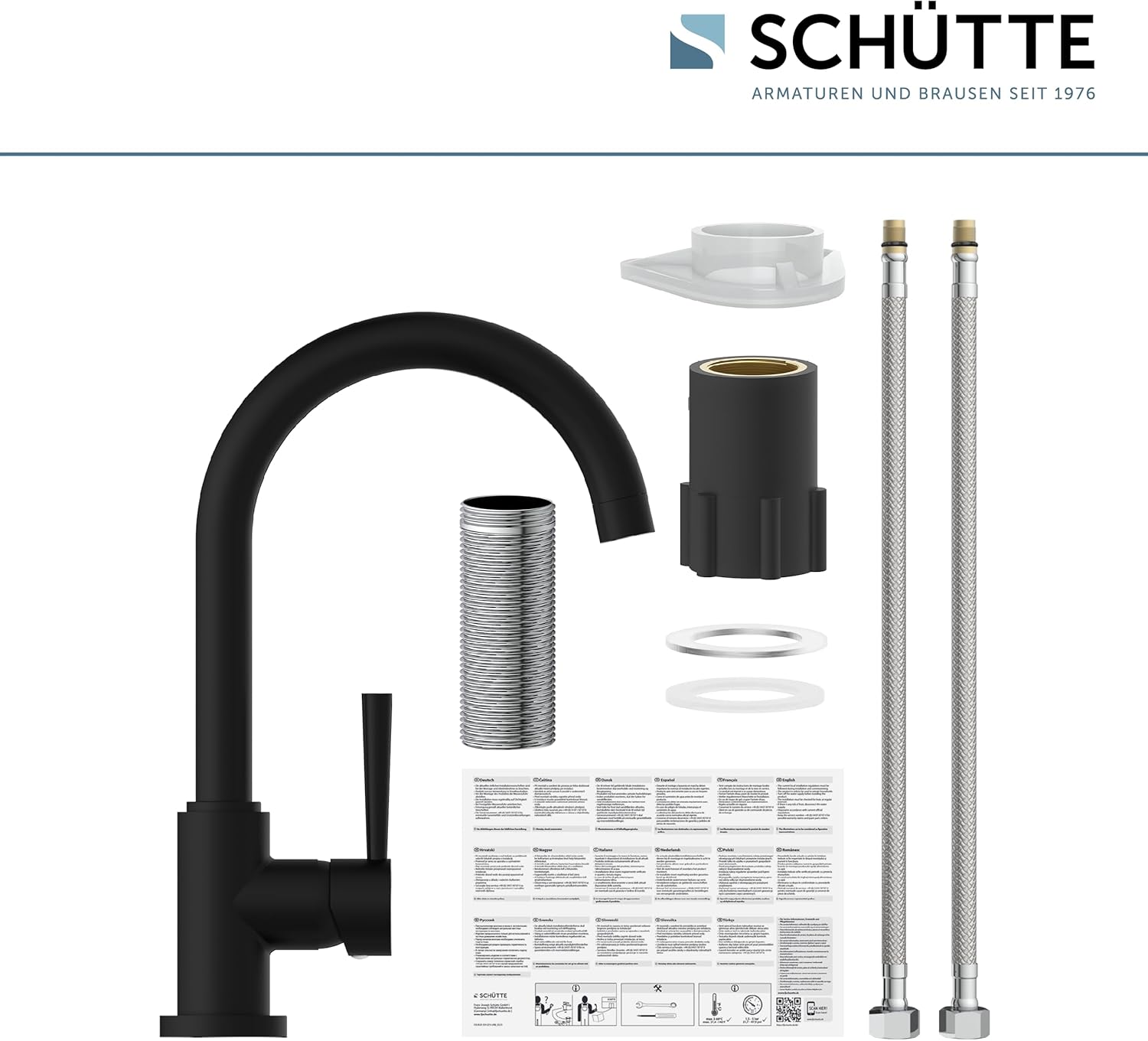 Schütte 79166 Cornwall Rubinetto Cucina Girevole 360° - immagine 6