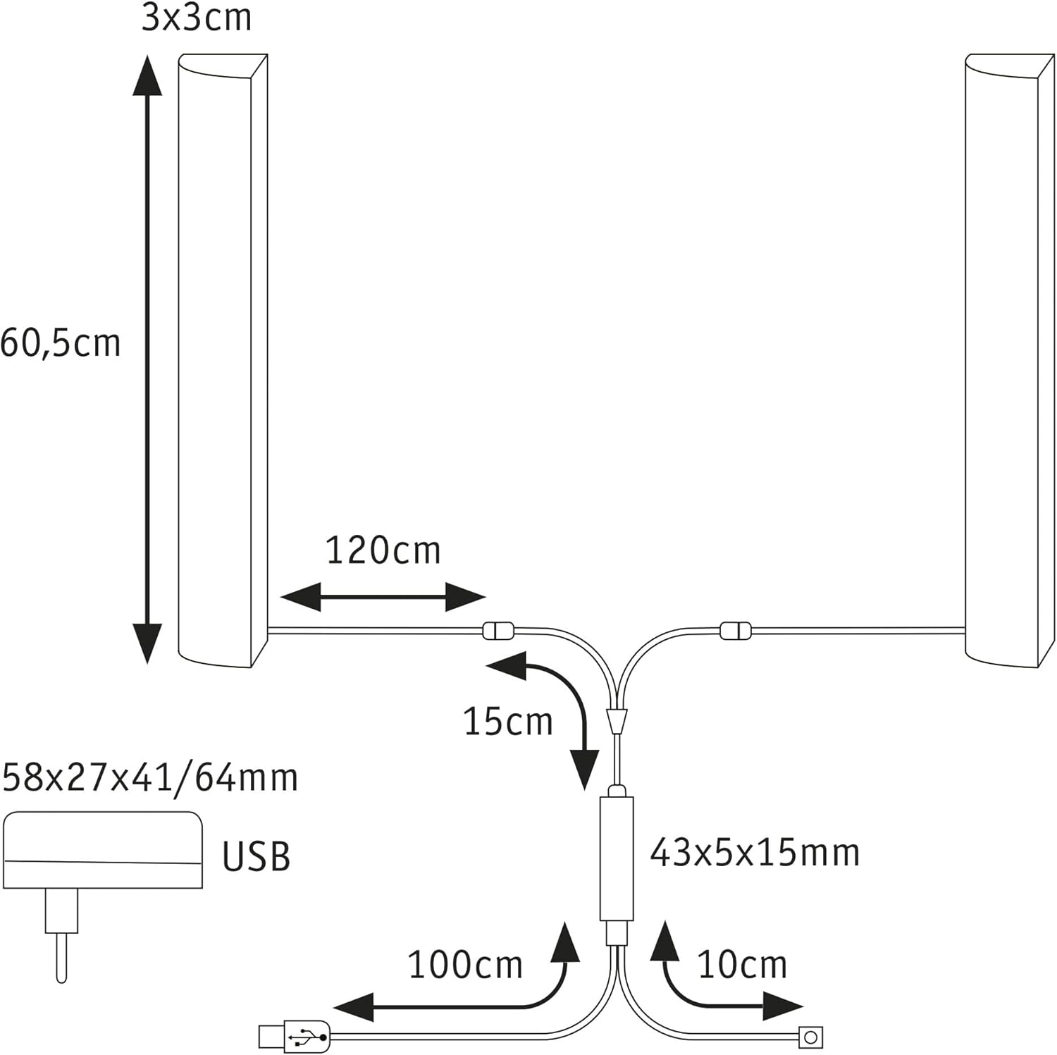 Paulmann Light Sticks 78879 EntertainLED Lightbar Dynamic - immagine 8