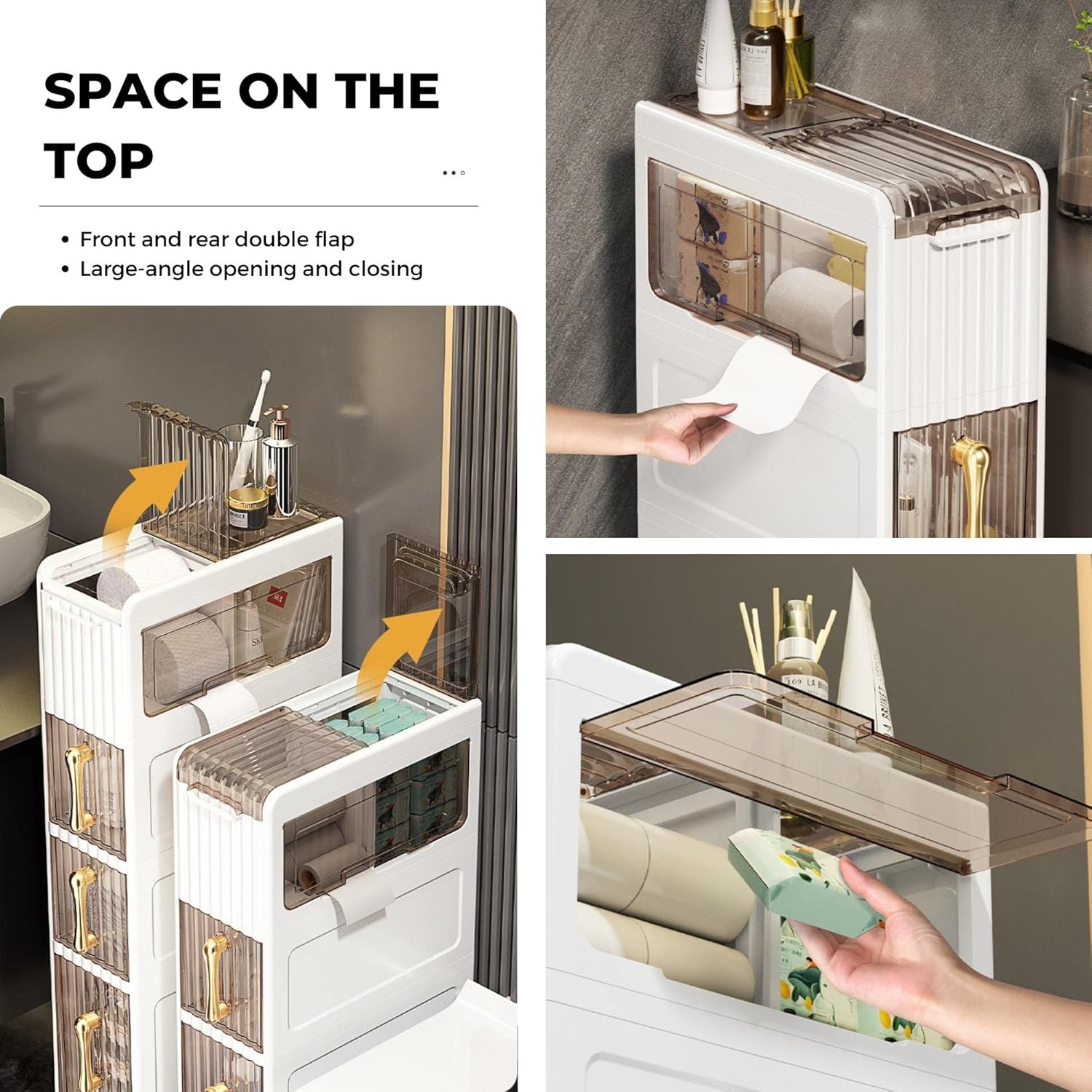 Magic Select Organizer Bagno Stretto con Ruote - immagine 5