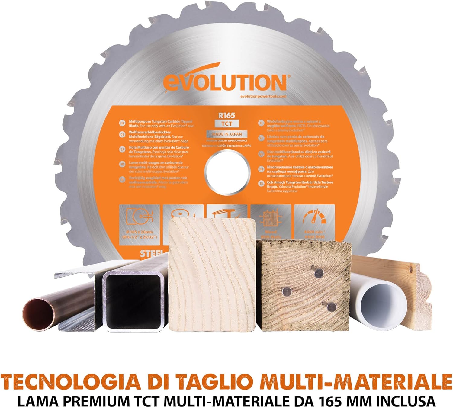 Evolution Sega Circolare a Batteria R165CCS-Li 165mm - immagine 3