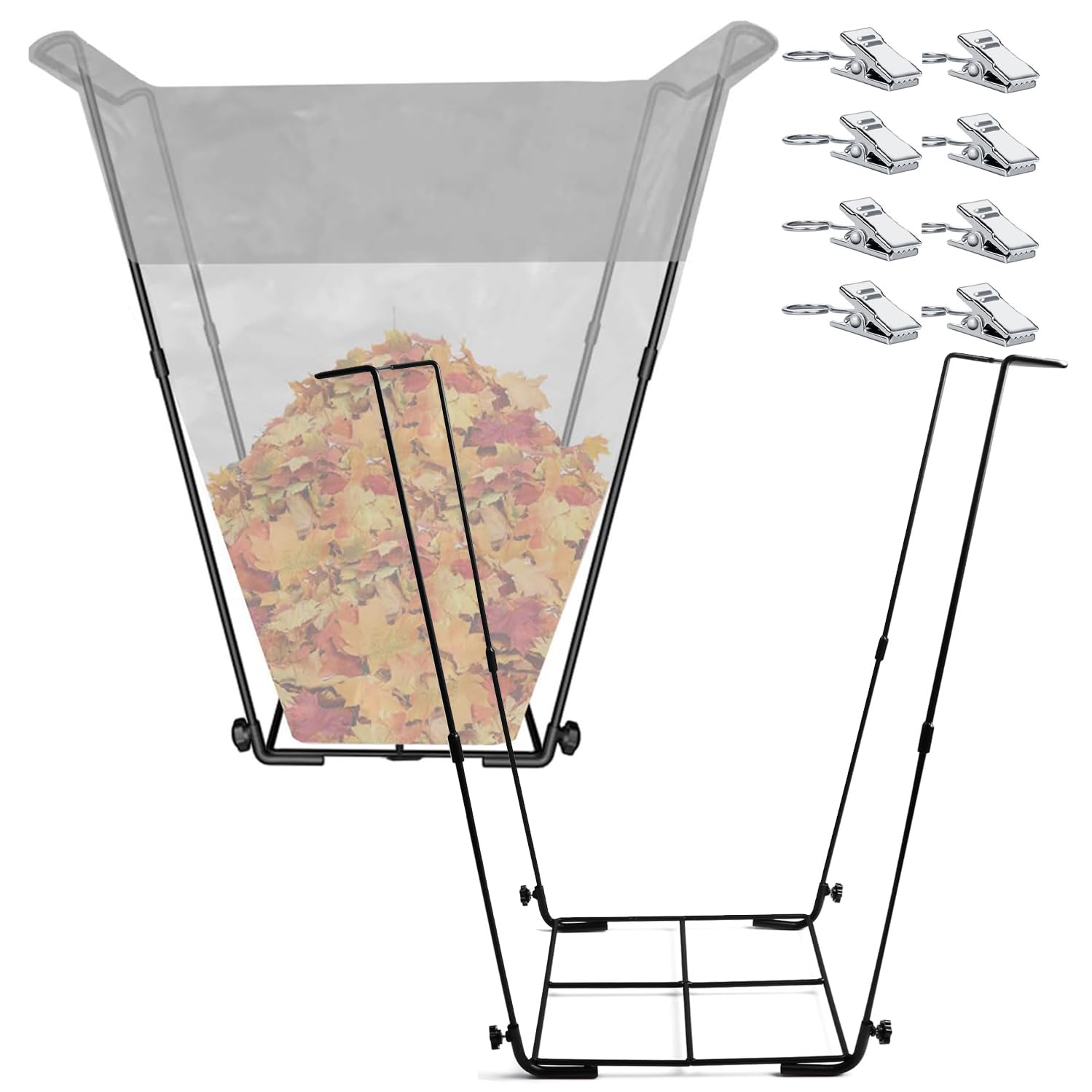 2PCS Supporto Sacco Spazzatura Giardinaggio (114-170L)