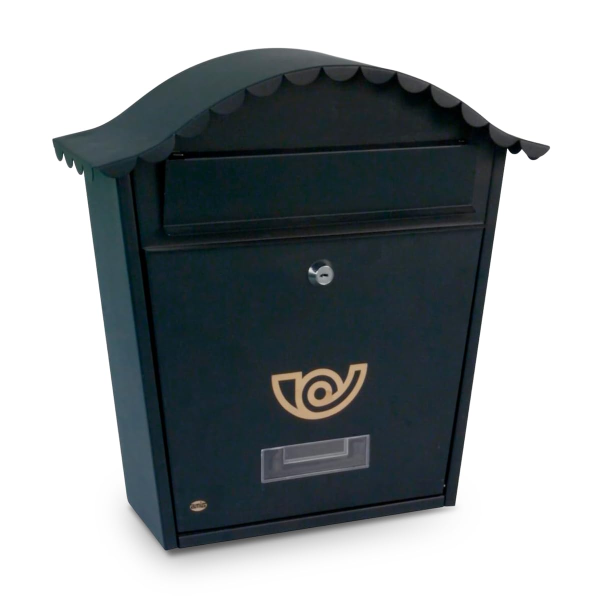 Amig Cassetta Postale Esterna Acciaio Nero