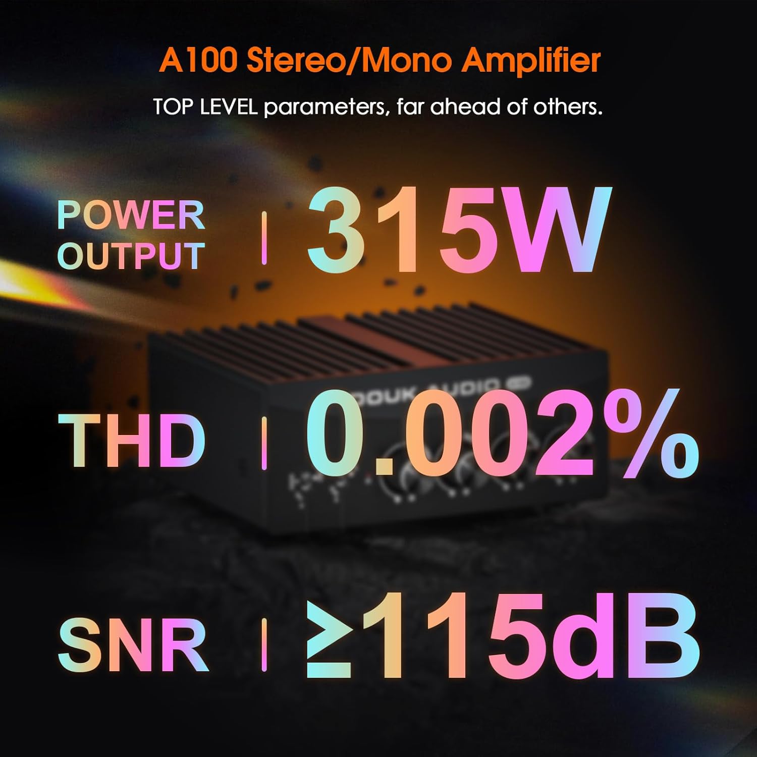 Douk Audio Amplificatore A100 TPA3255 300W x2 Digitale - immagine 2