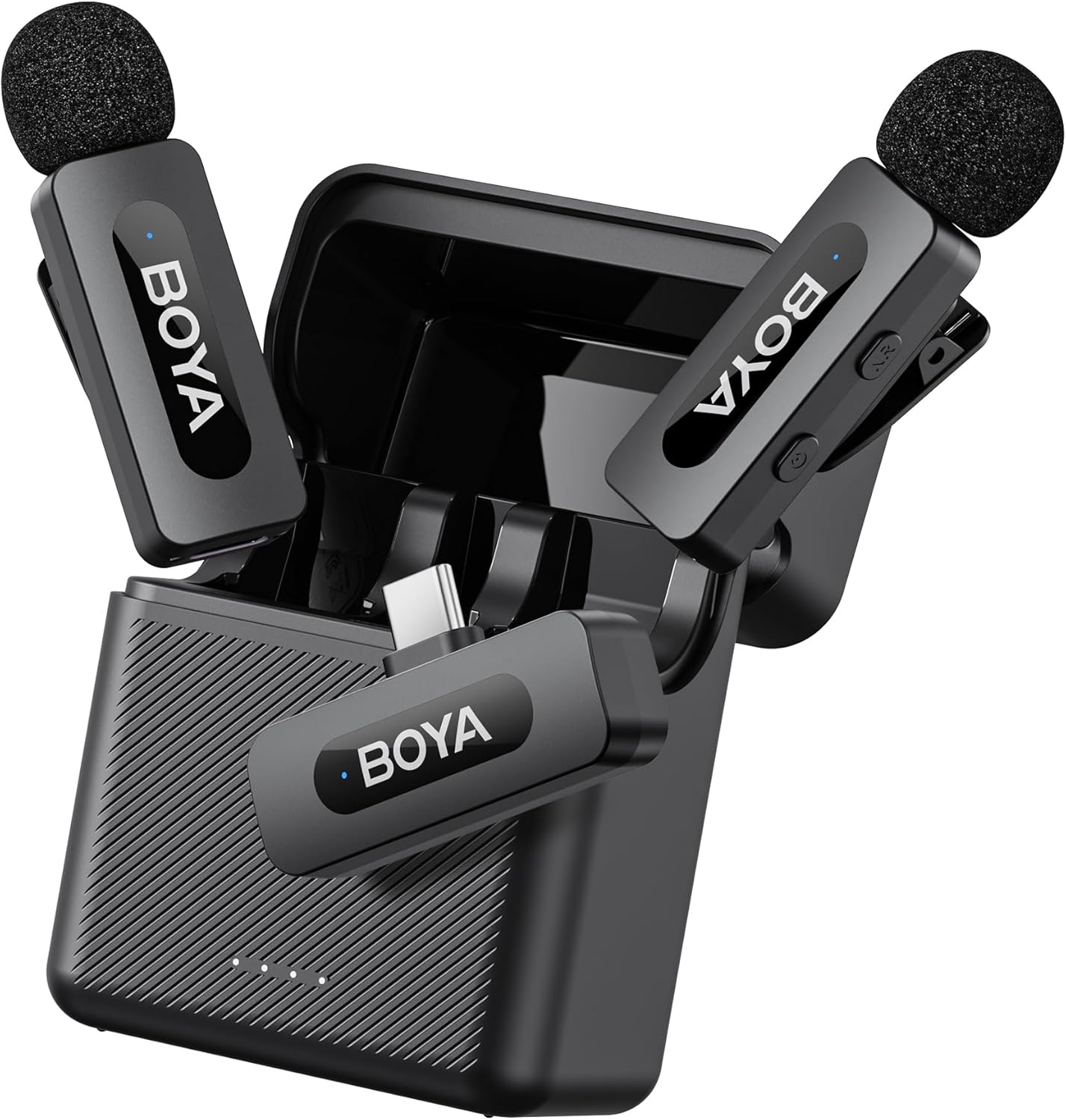 Boya BY-V30 Microfono Lavalier Wireless USB-C 100m - immagine 1