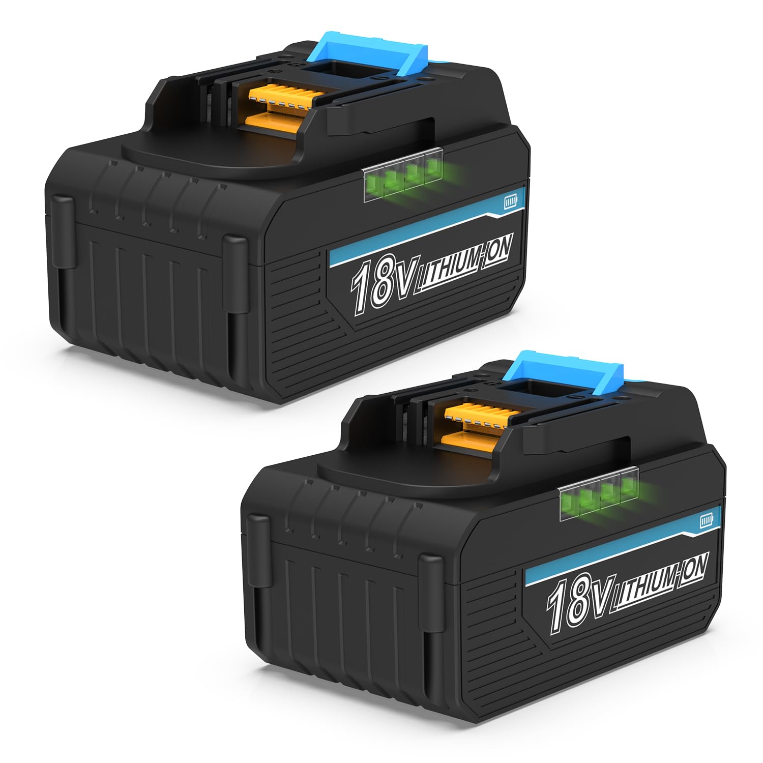 Energup 2 Pezzi 5500mAh BL1850B Batteria per Makita 18V