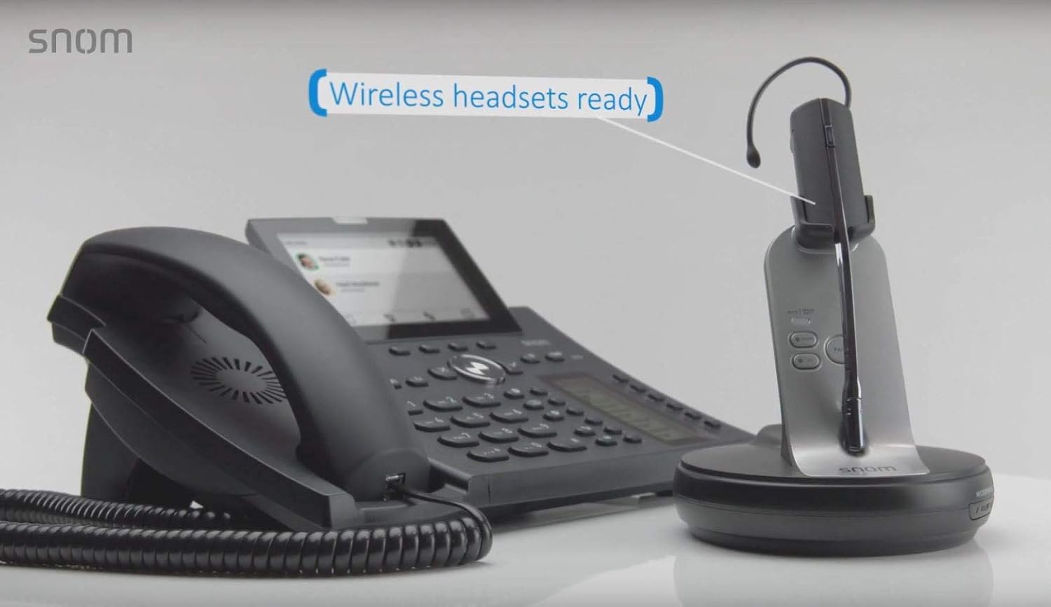 Snom D385 Telefono VoIP Color+SmartScreen, Nero - immagine 8