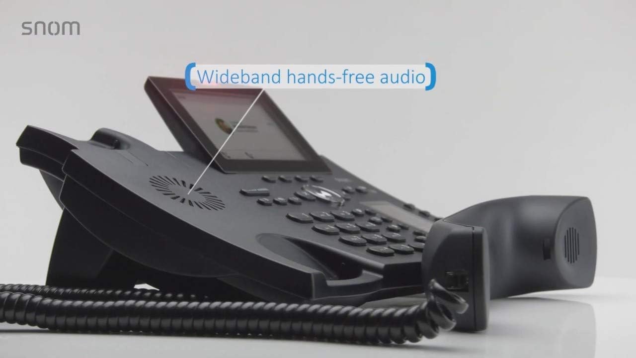 Snom D385 Telefono VoIP Color+SmartScreen, Nero - immagine 9