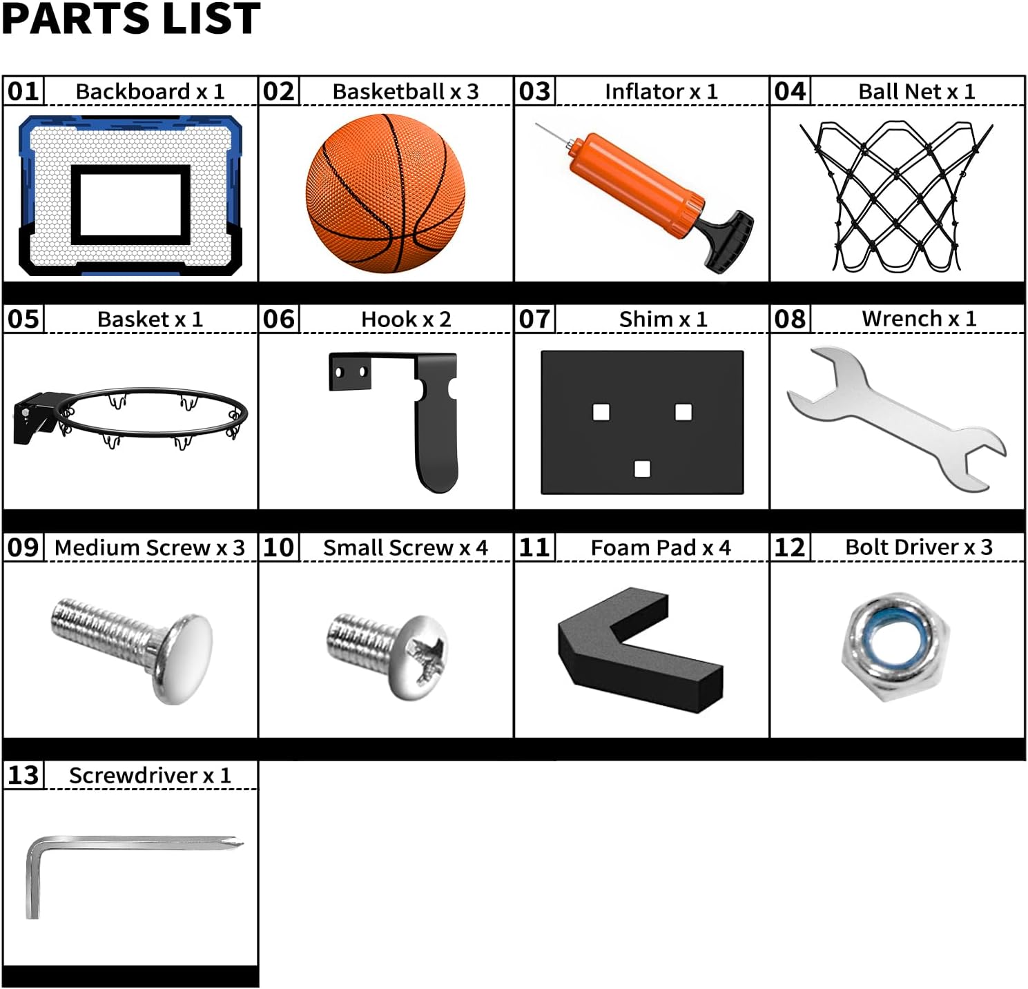 QDRAGON Mini Canestro Basket da Camera - immagine 9