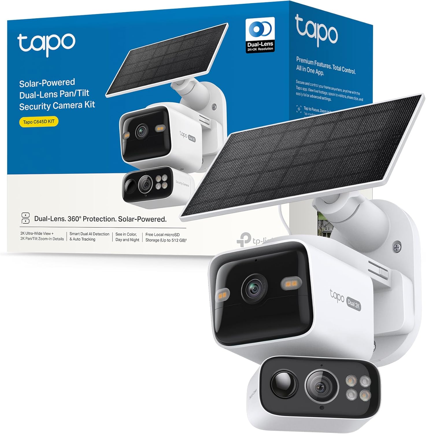 Tapo C645D KIT Telecamera Wifi Esterno con Pannello Solare - immagine 1