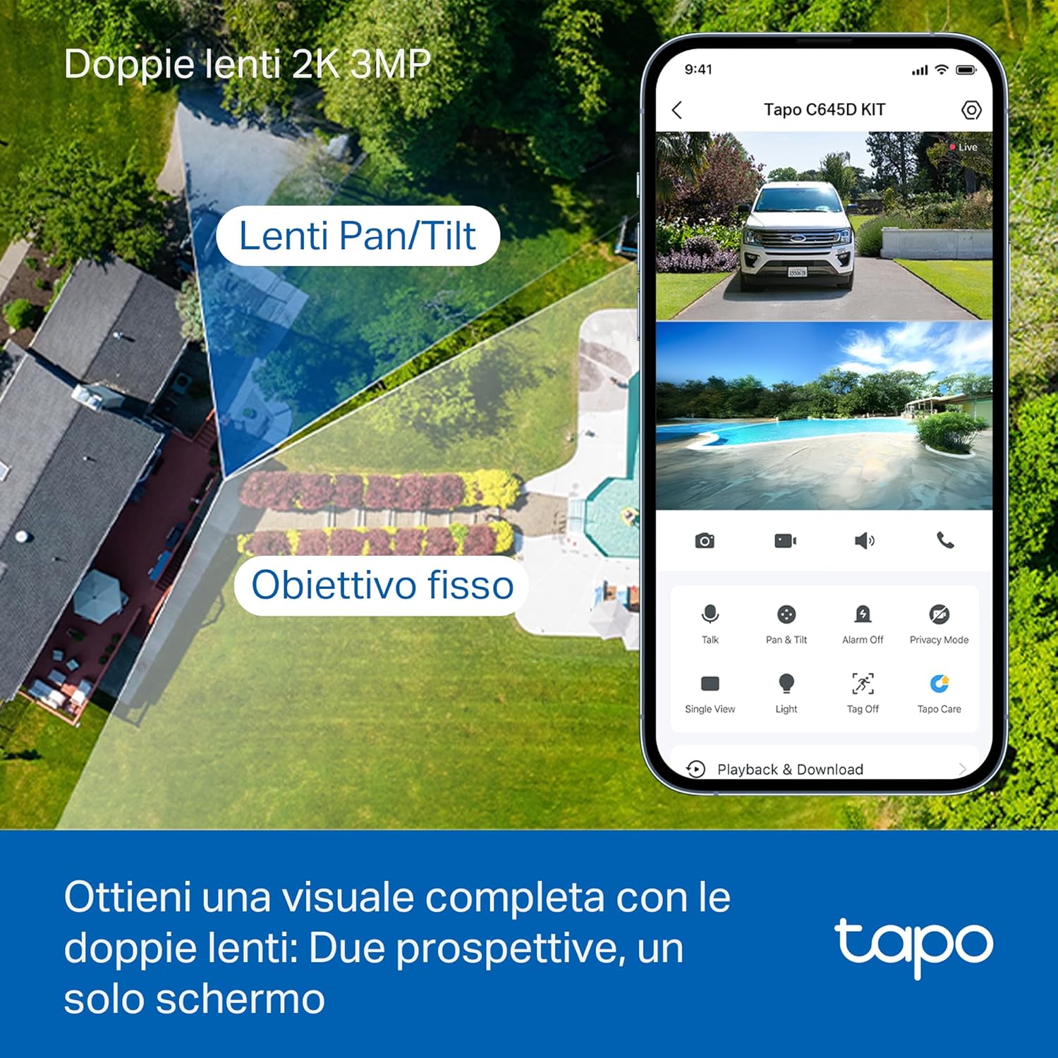 Tapo C645D KIT Telecamera Wifi Esterno con Pannello Solare - immagine 5