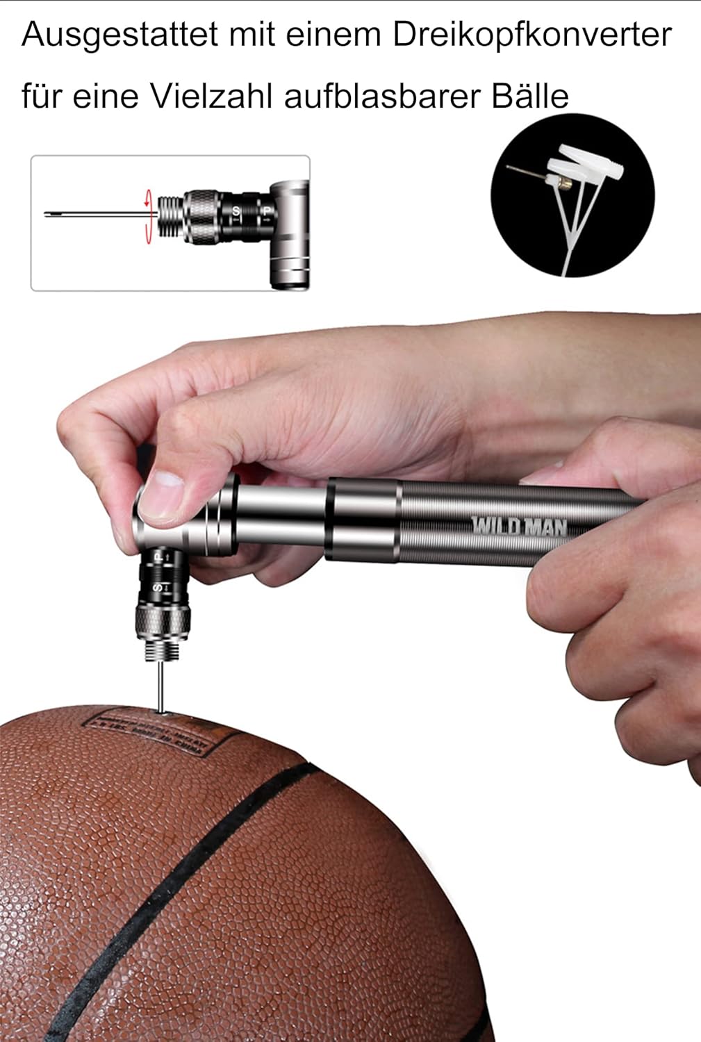 Hnvner Mini Pompa per Bicicletta in Lega di Alluminio - immagine 12