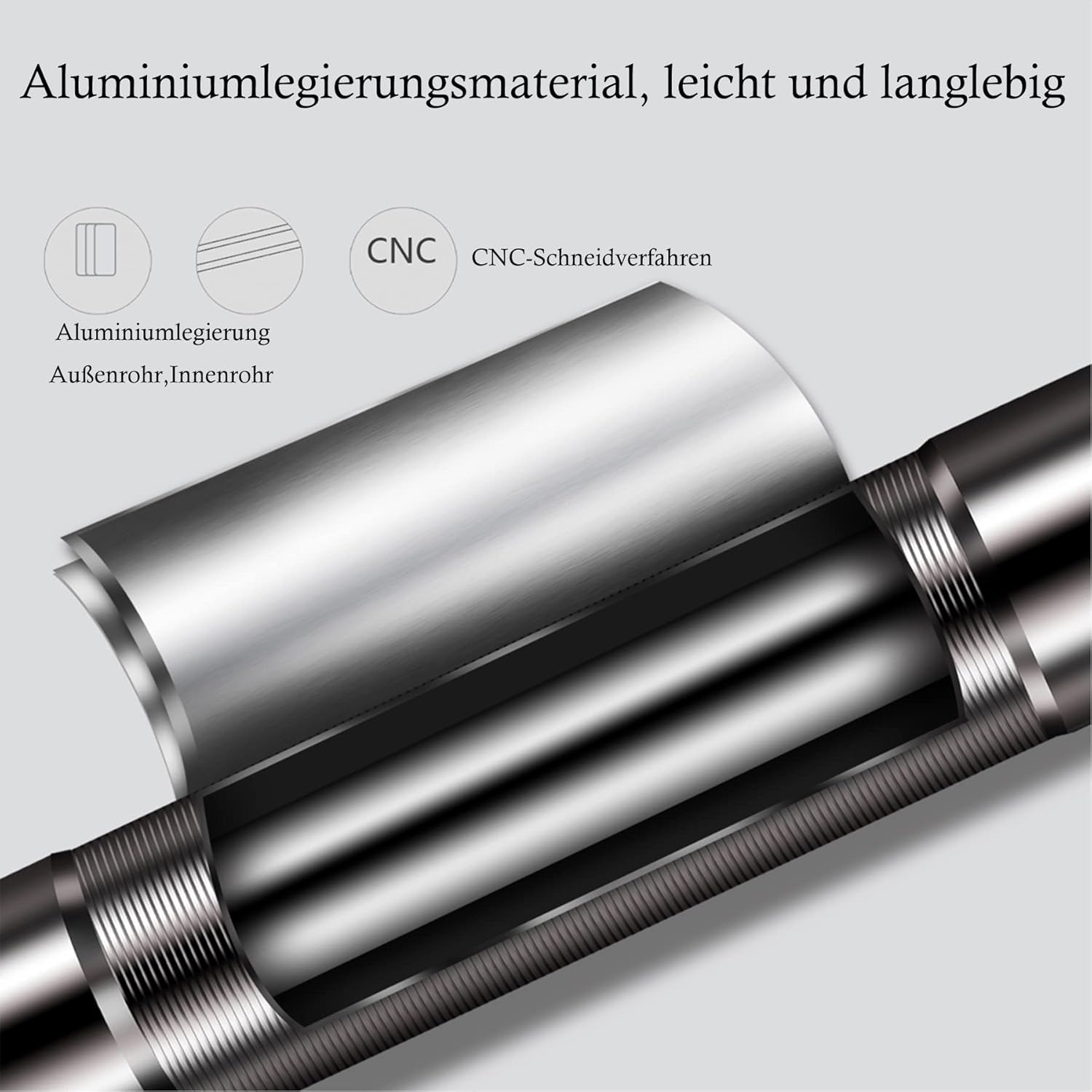 Hnvner Mini Pompa per Bicicletta in Lega di Alluminio - immagine 4