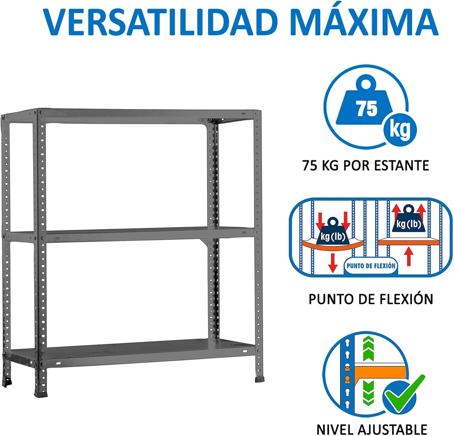 Simon Rack Scaffale Metallo Advantage per Garage - immagine 6