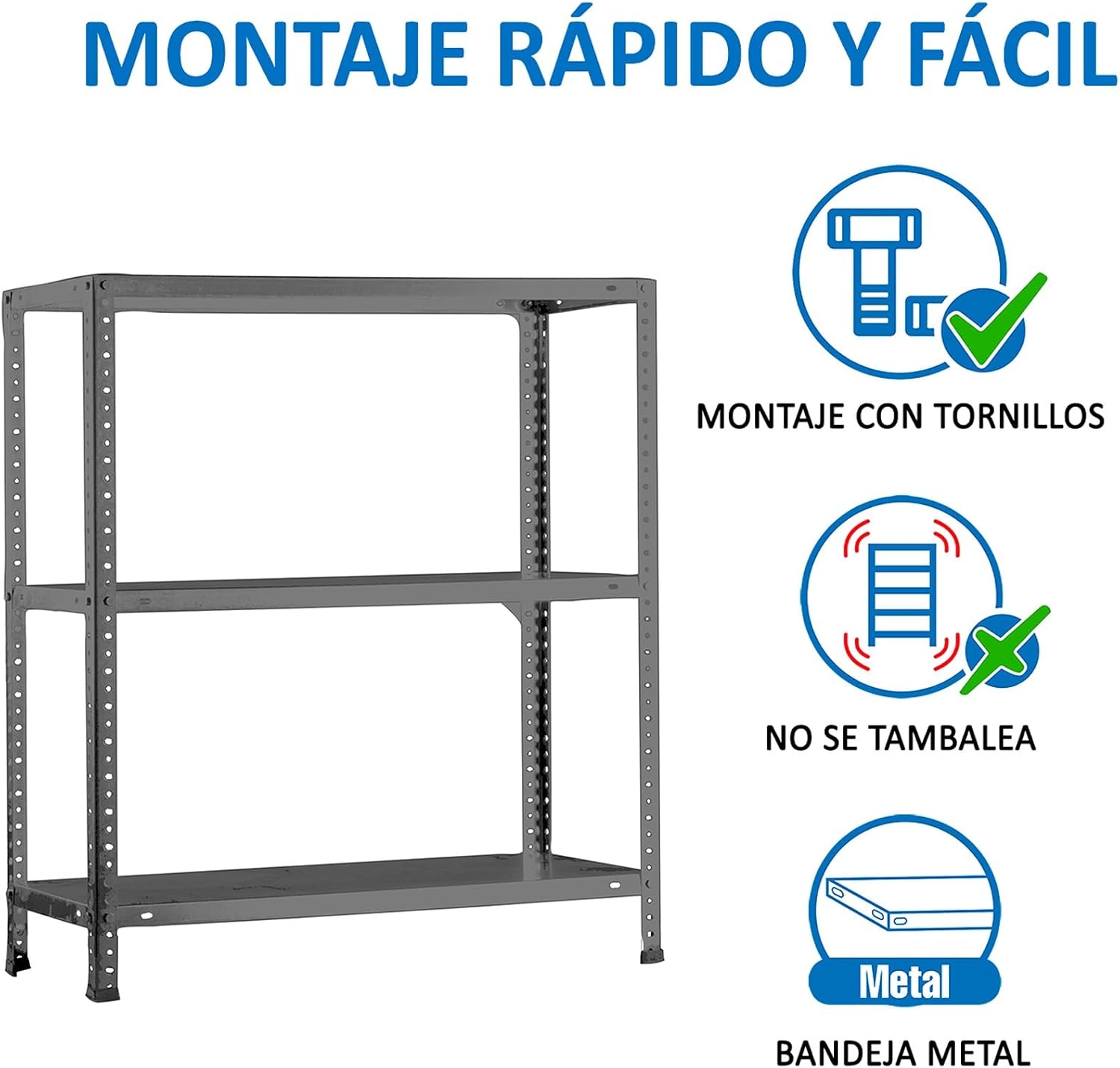Simon Rack Scaffale Metallo Advantage per Garage - immagine 7