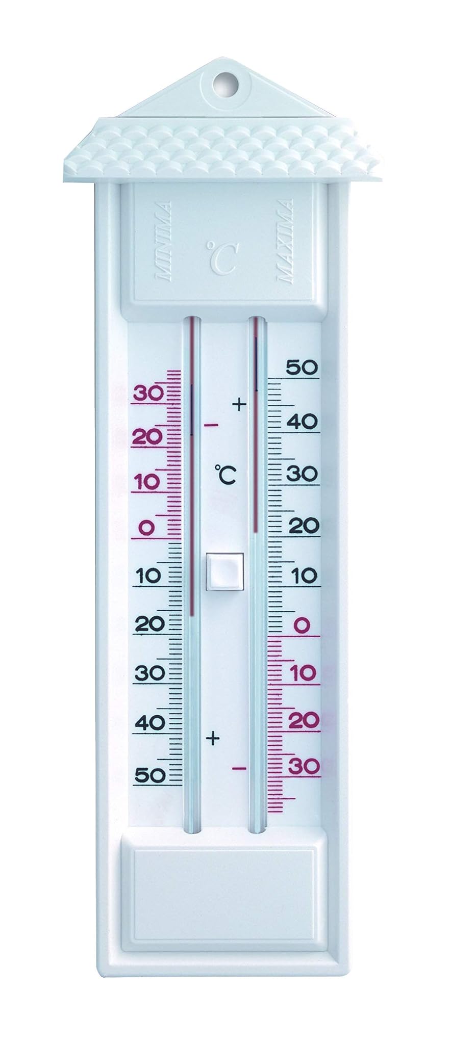 TFA Dostmann Termometro Analogico Massimi-Minimi, Bianco