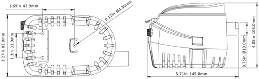SEAFLO serie 06 750GPH - Pompa di sentina automatica - immagine 5