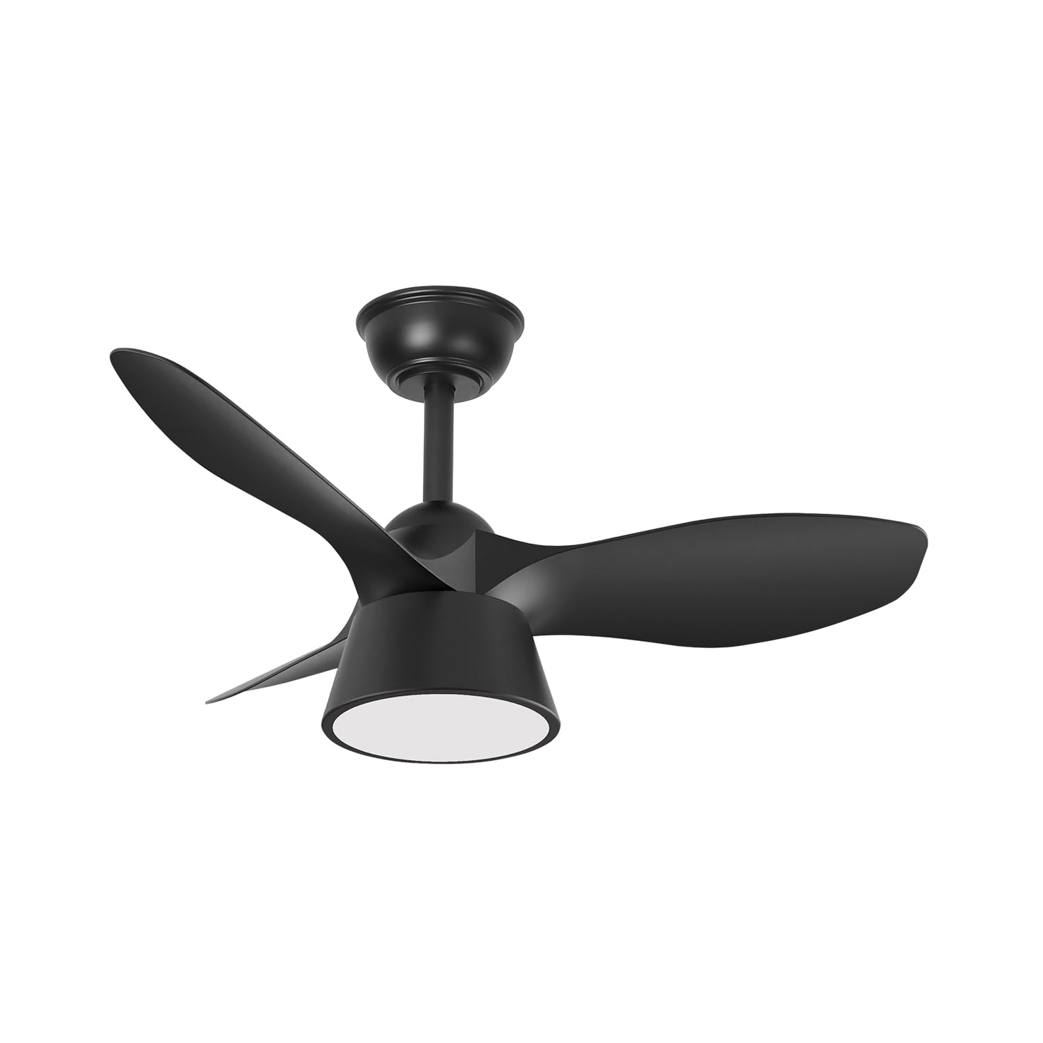 Eden Pulse Ventilatore Nero 36W 3 Pale con Telecomando