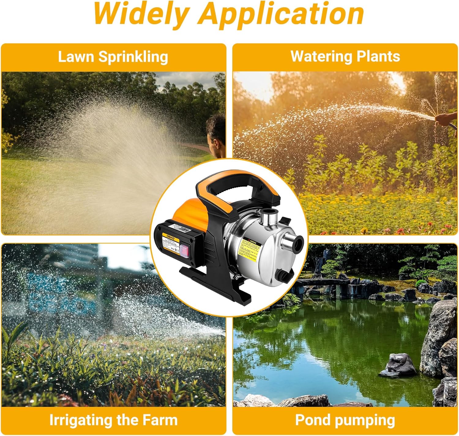 Deko Pompa Getto Portatile 800W - immagine 7