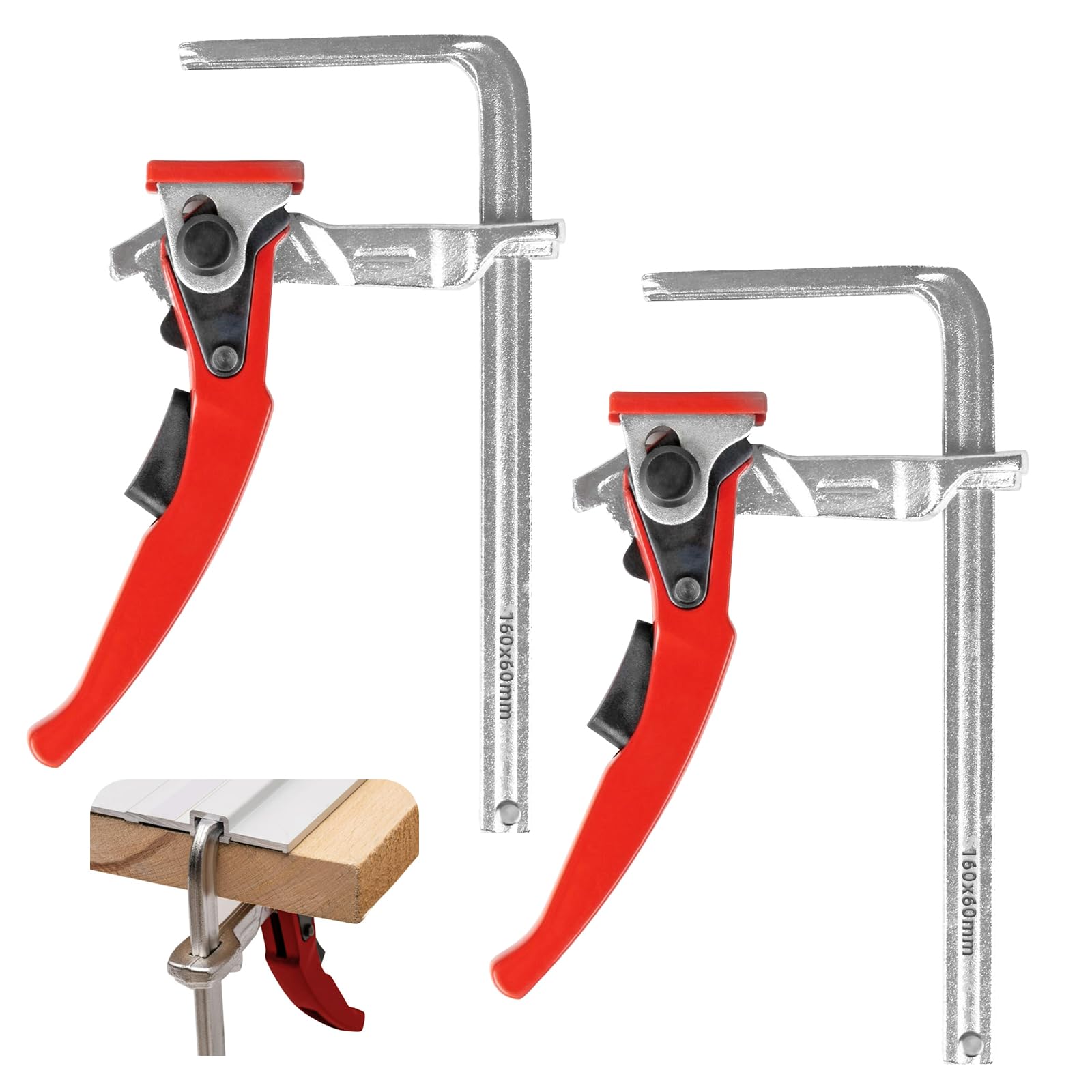 Morsetti a Leva in Acciaio, Sgancio Rapido