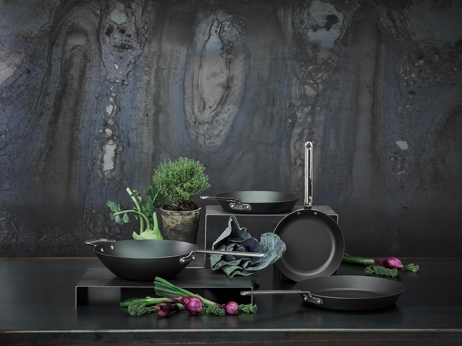 Scanpan Black Iron - Padella 26 cm in acciaio al carbonio - immagine 6