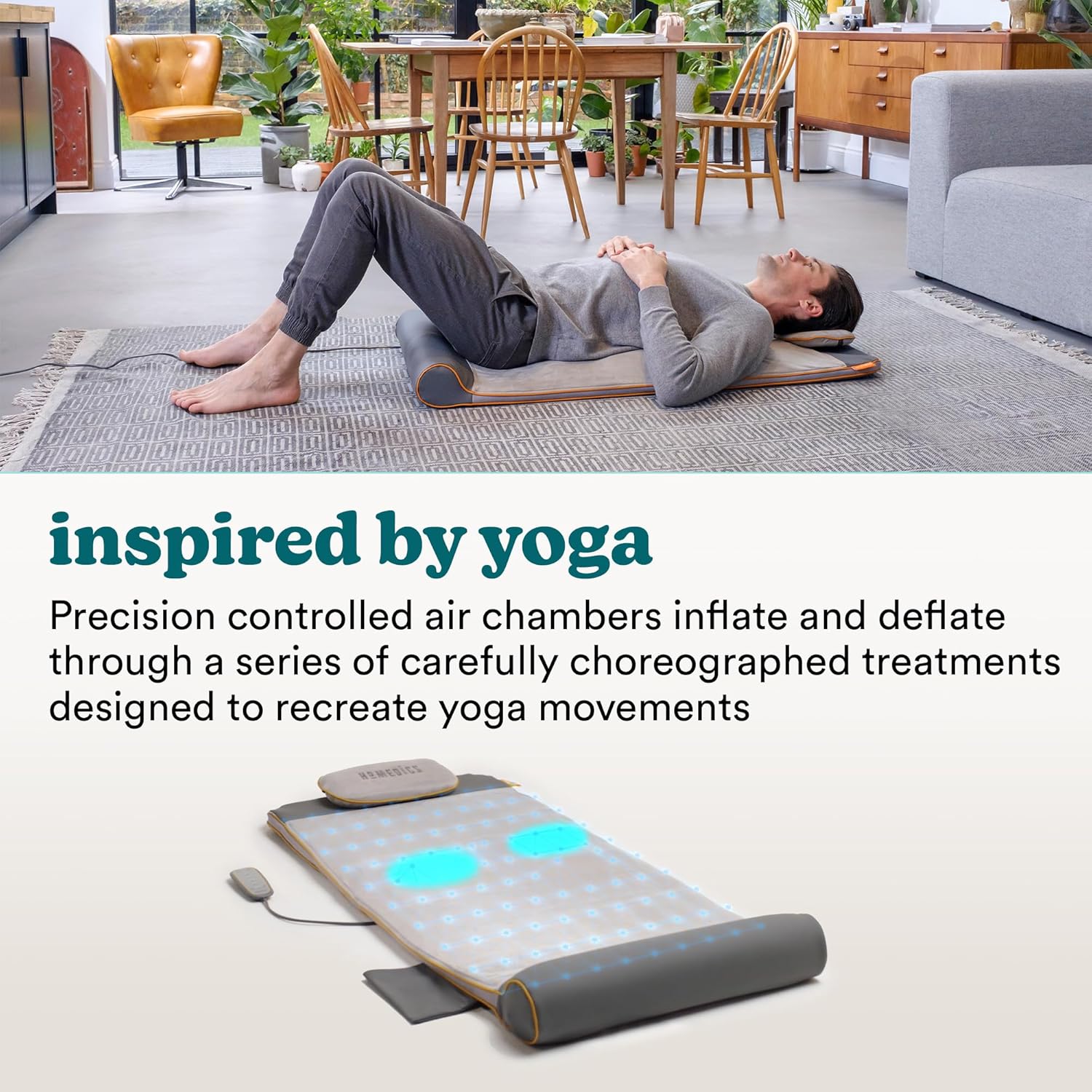 Homedics Stretch - Tappeto Massaggiante Pieghevole - immagine 4