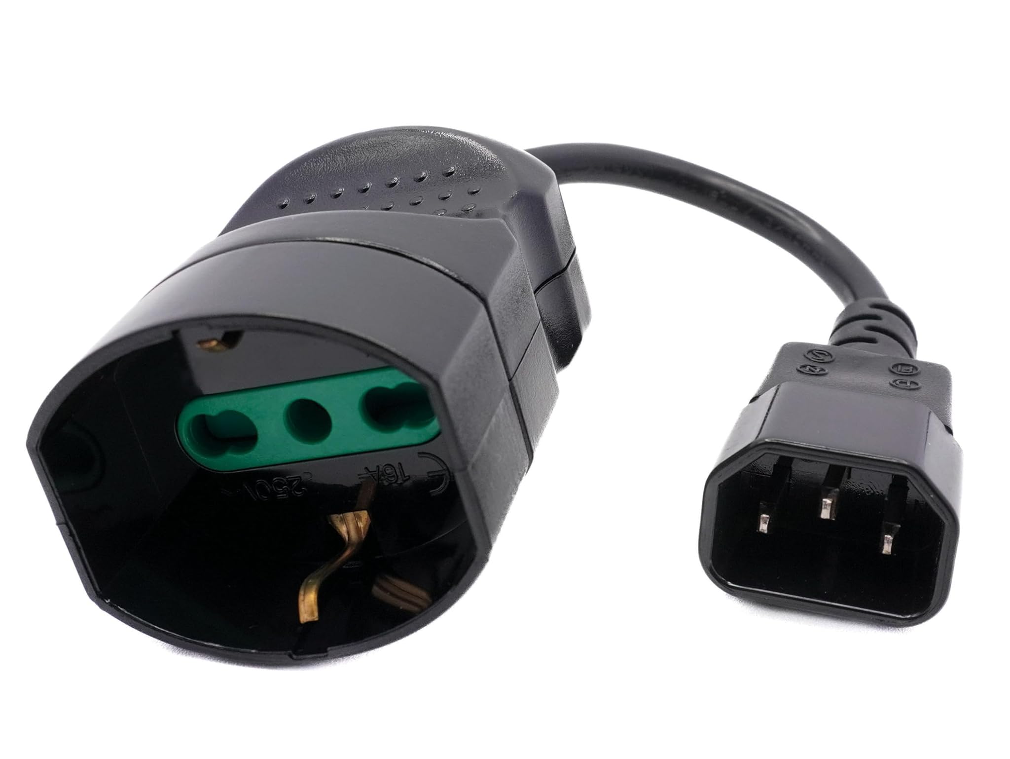 Mach Power Cavo UPS 15cm Spina IEC C14 a Presa Schuko 16A