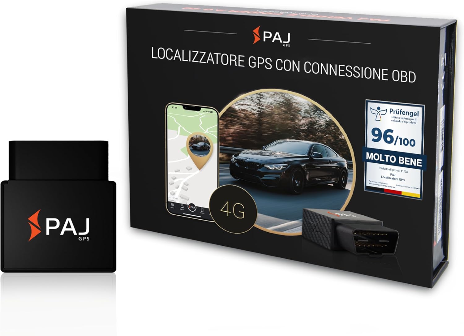 PAJ CAR OBD Finder 4G 2.0 - Localizzatore GPS Auto - immagine 1