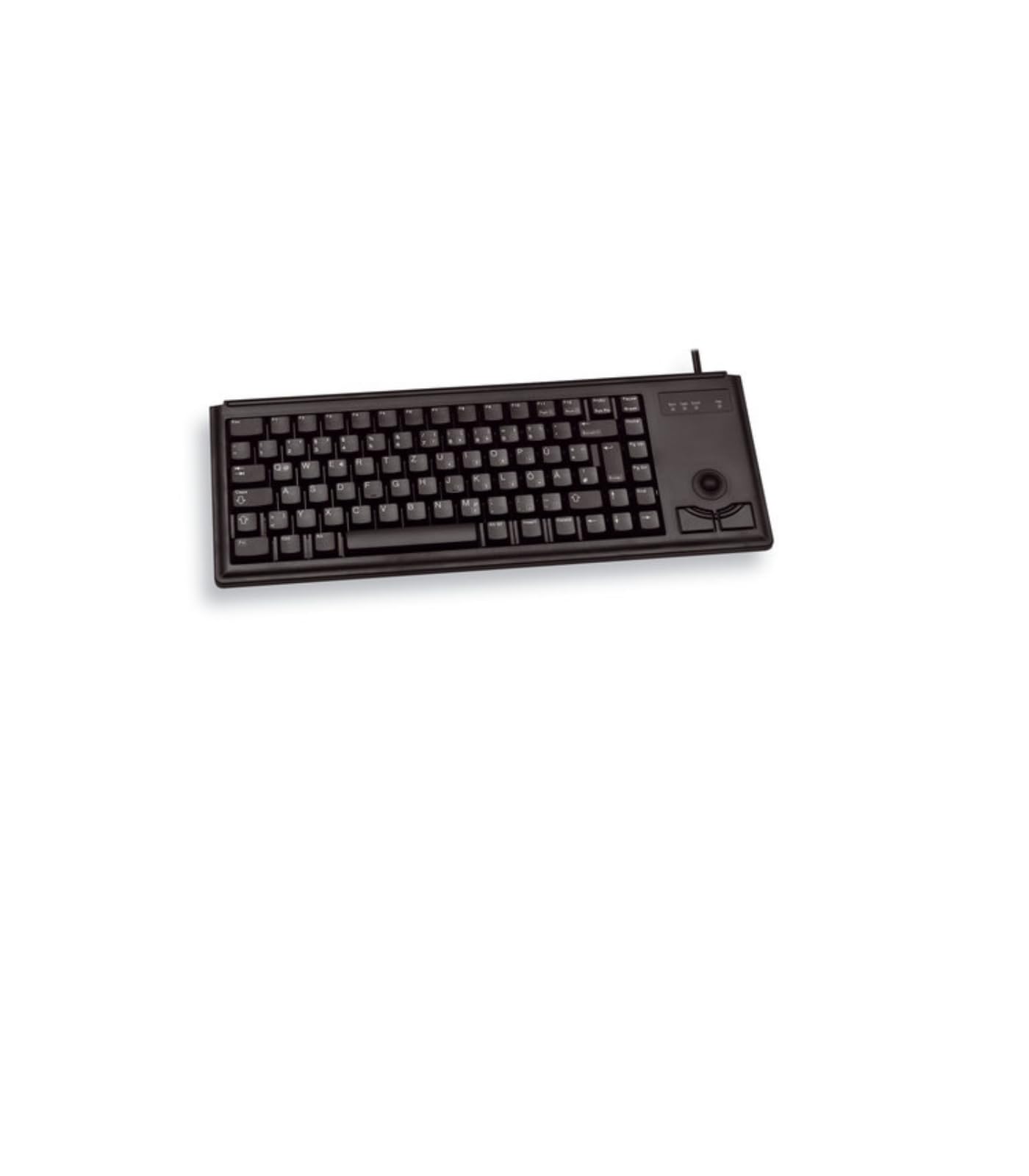 Cherry G84-4400 - Tastiera Compatta con Trackball, Nero