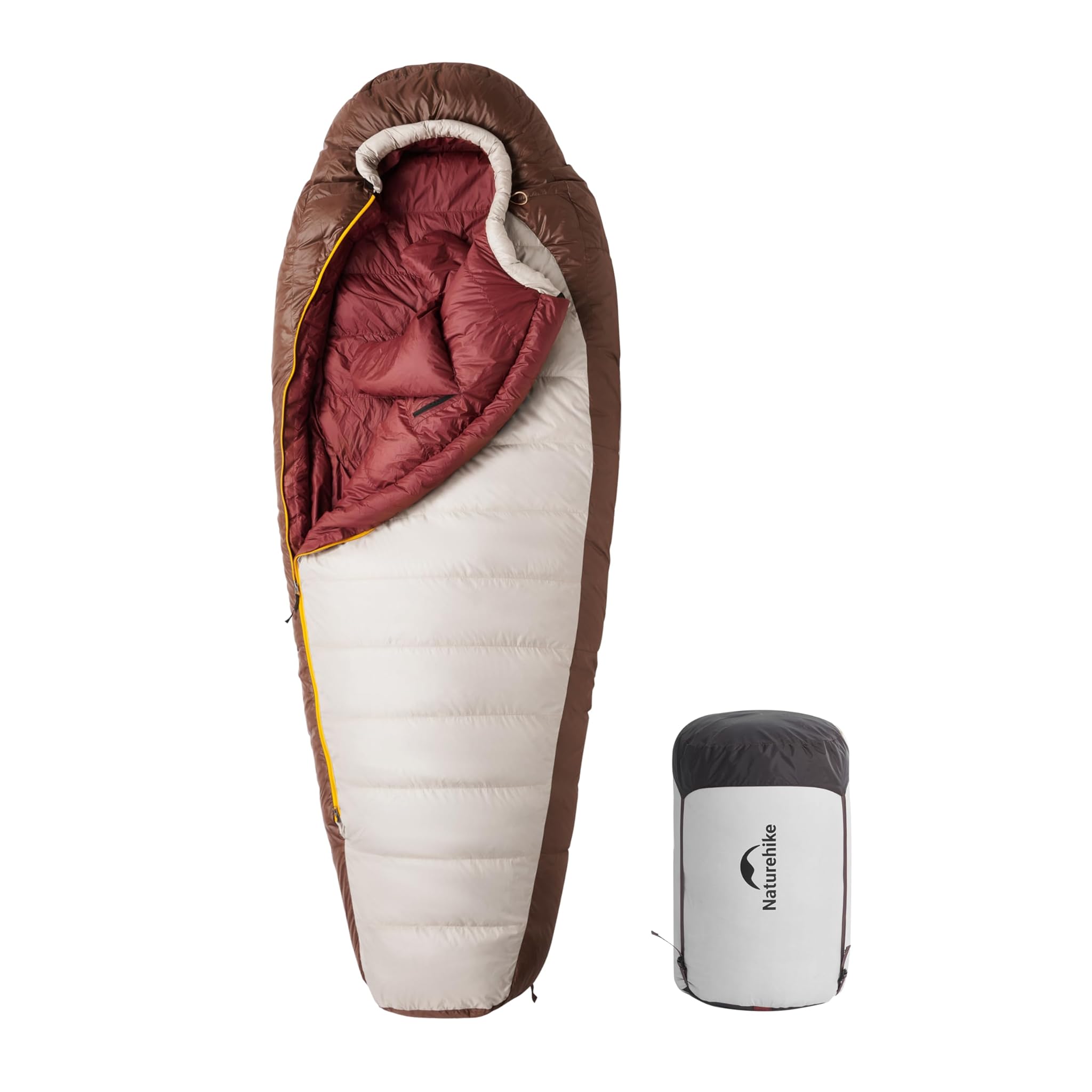 Naturehike Snowbird - Sacco a Pelo Mummia in Piuma D'anatra