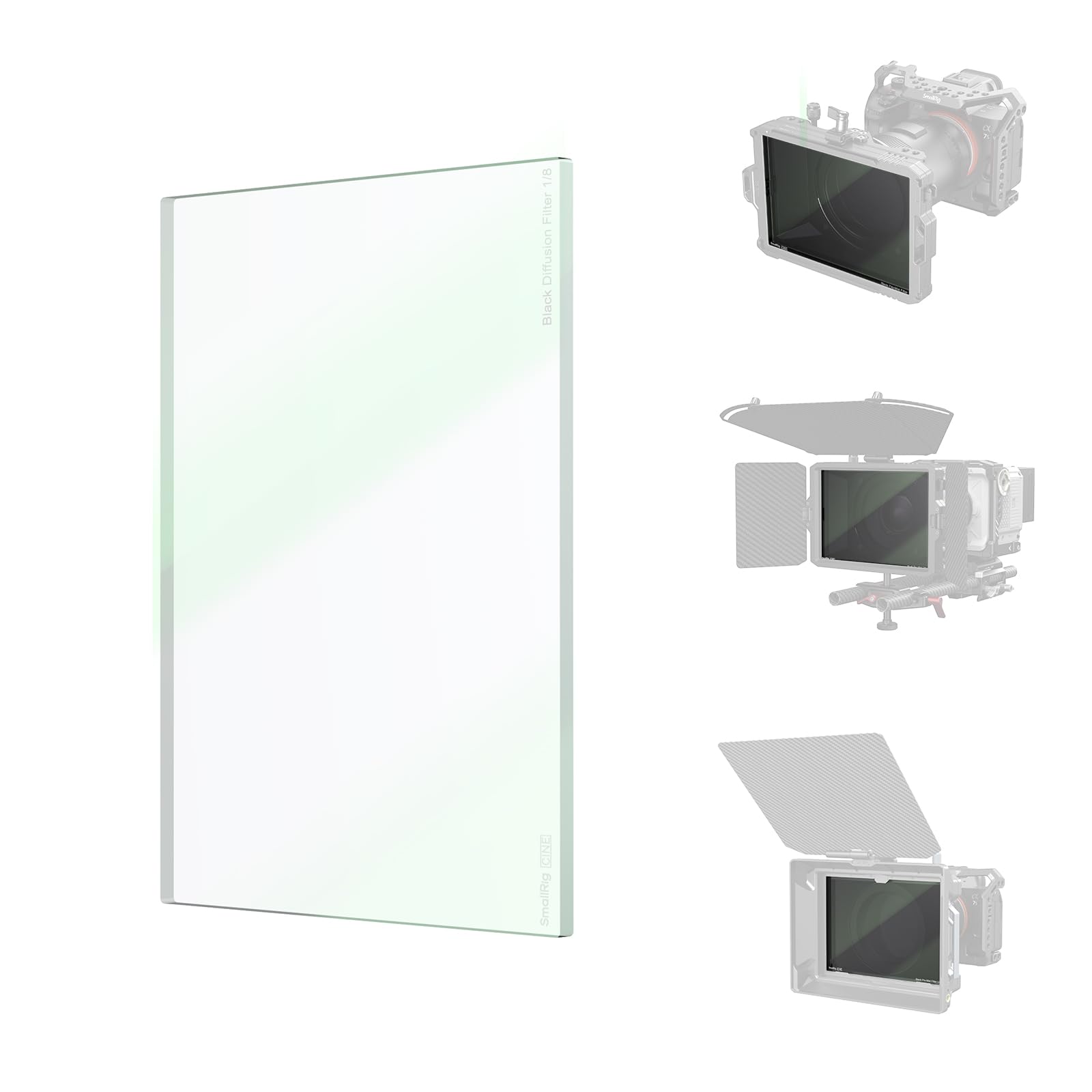 SMALLRIG Filtro Diffusione Nero 1/8" per Matte Box 4x5.65"