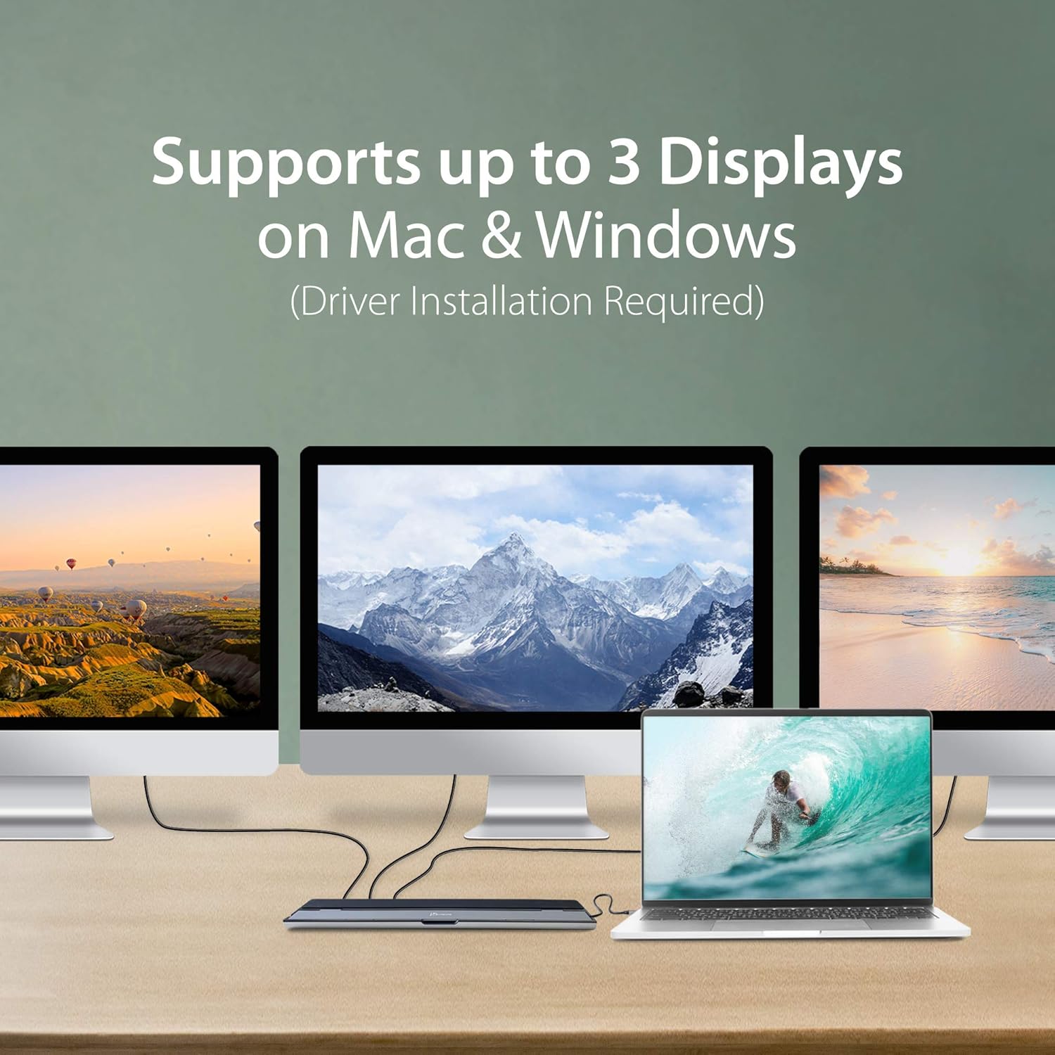 J5create Docking Station USB-C con Caricabatterie PD 100W - immagine 3