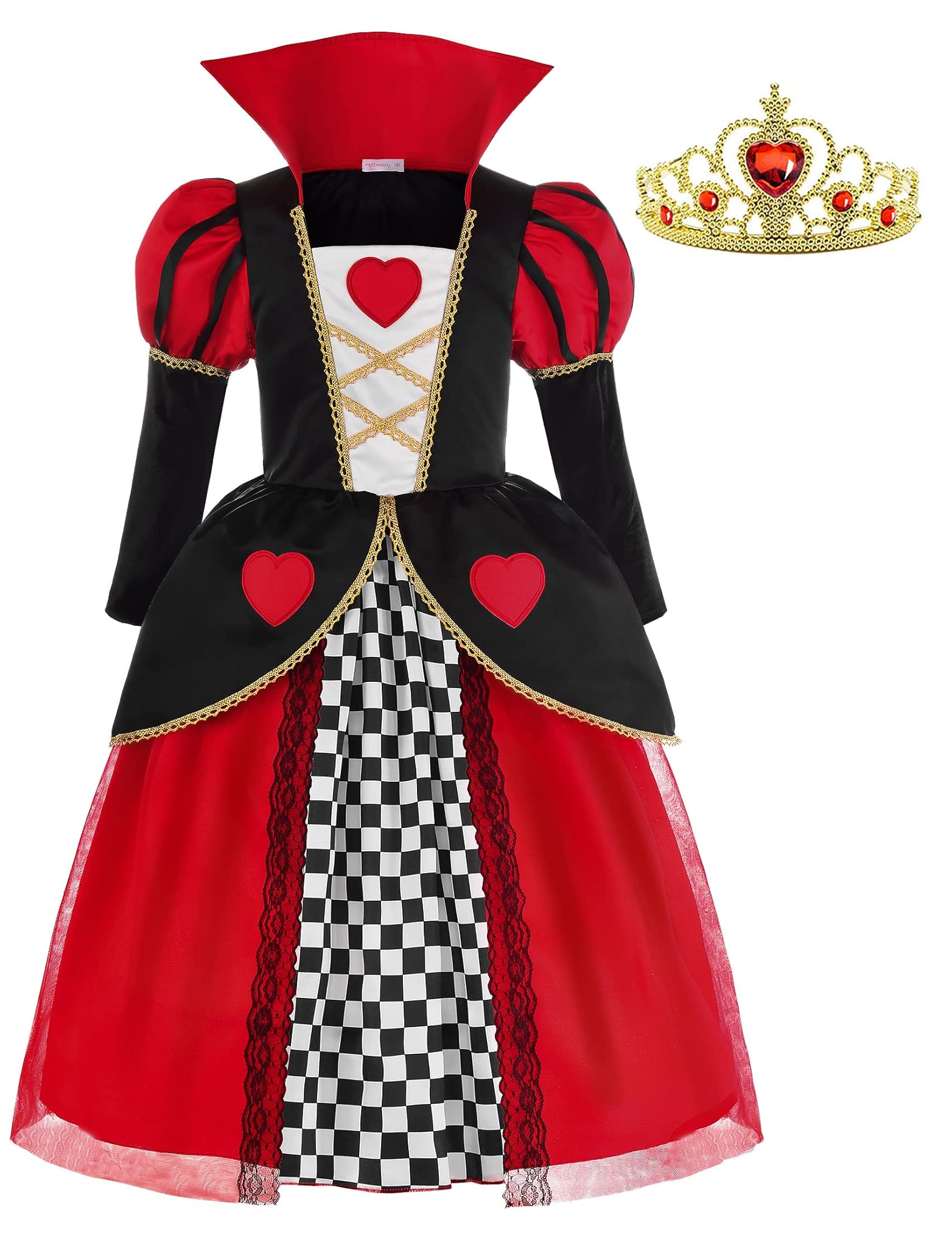 ReliBeauty Regina Costume Bambina Halloween Carneval