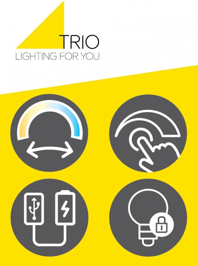 Trio, Lampada da tavolo, Ava 1xLED - immagine 7