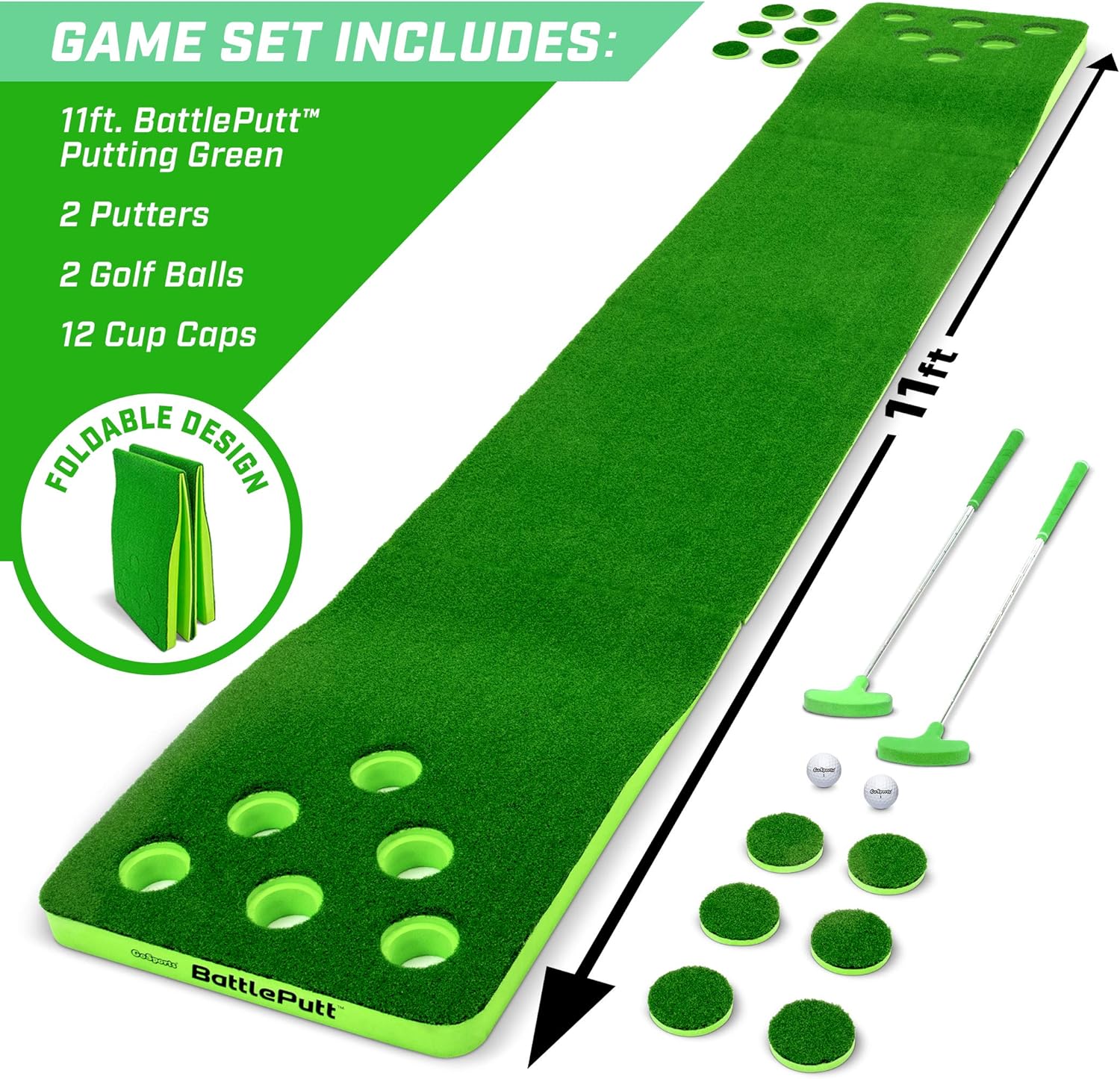 Gosports BattlePutt - Gioco da Golf per Putting 3,4m - immagine 6