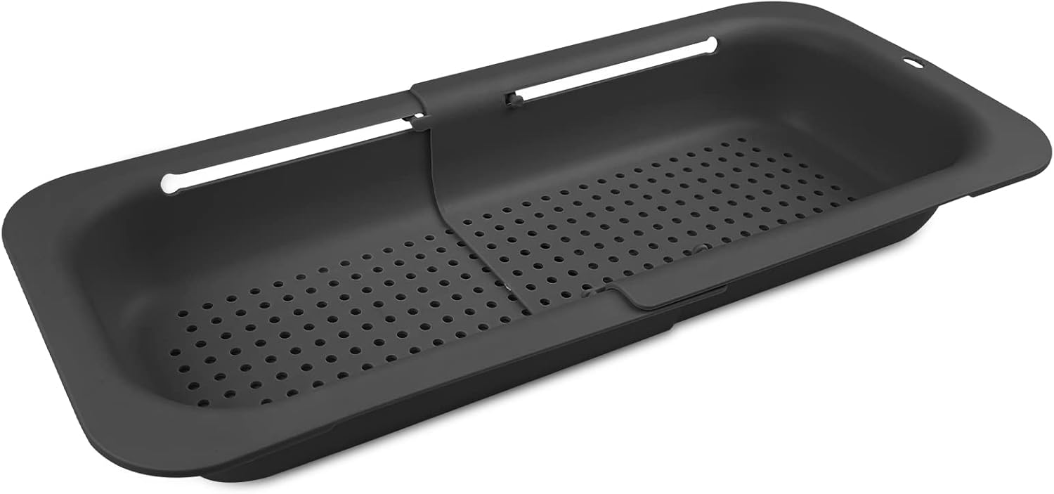 Fousenuk Colino Cestello Sopra il Lavello Estendibile, Nero