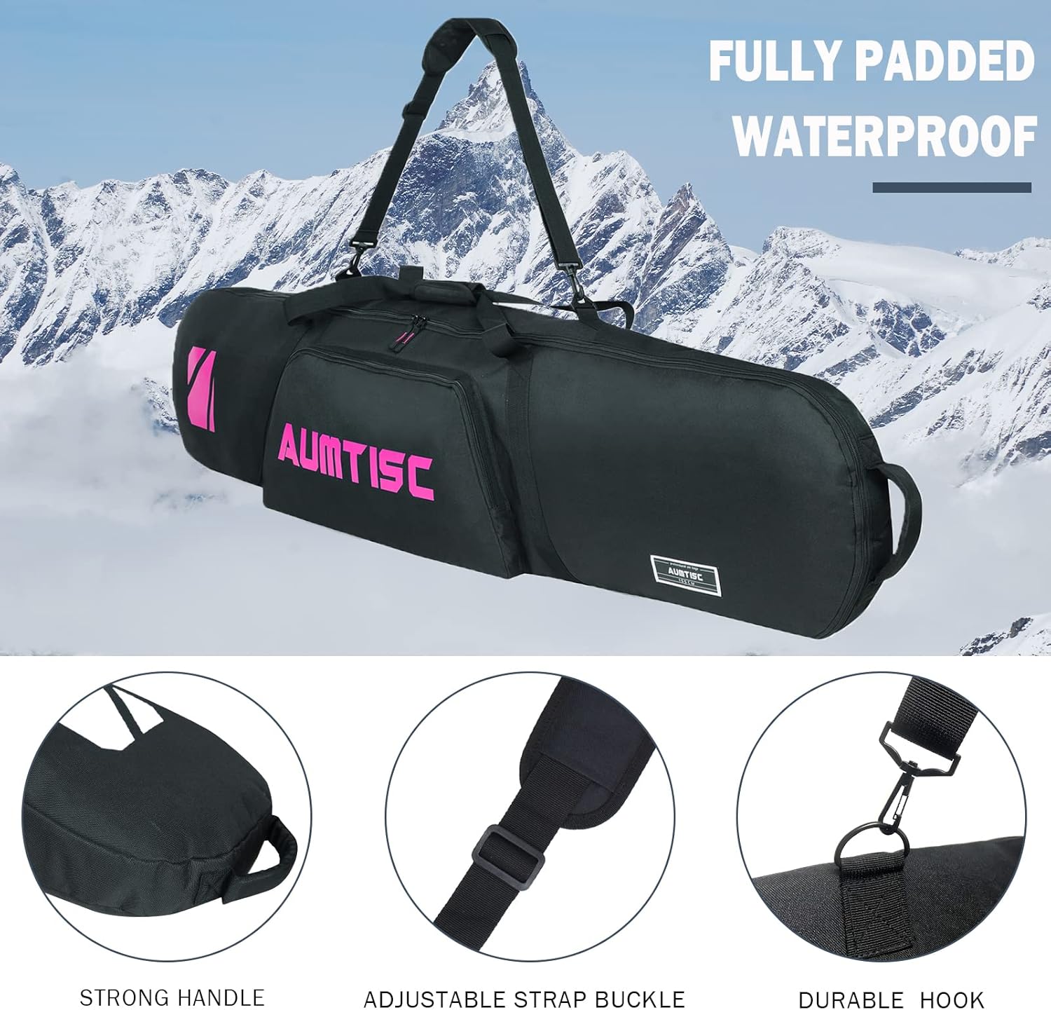 AUMTISC Borsa Imbottita per Snowboard e Sci - immagine 3