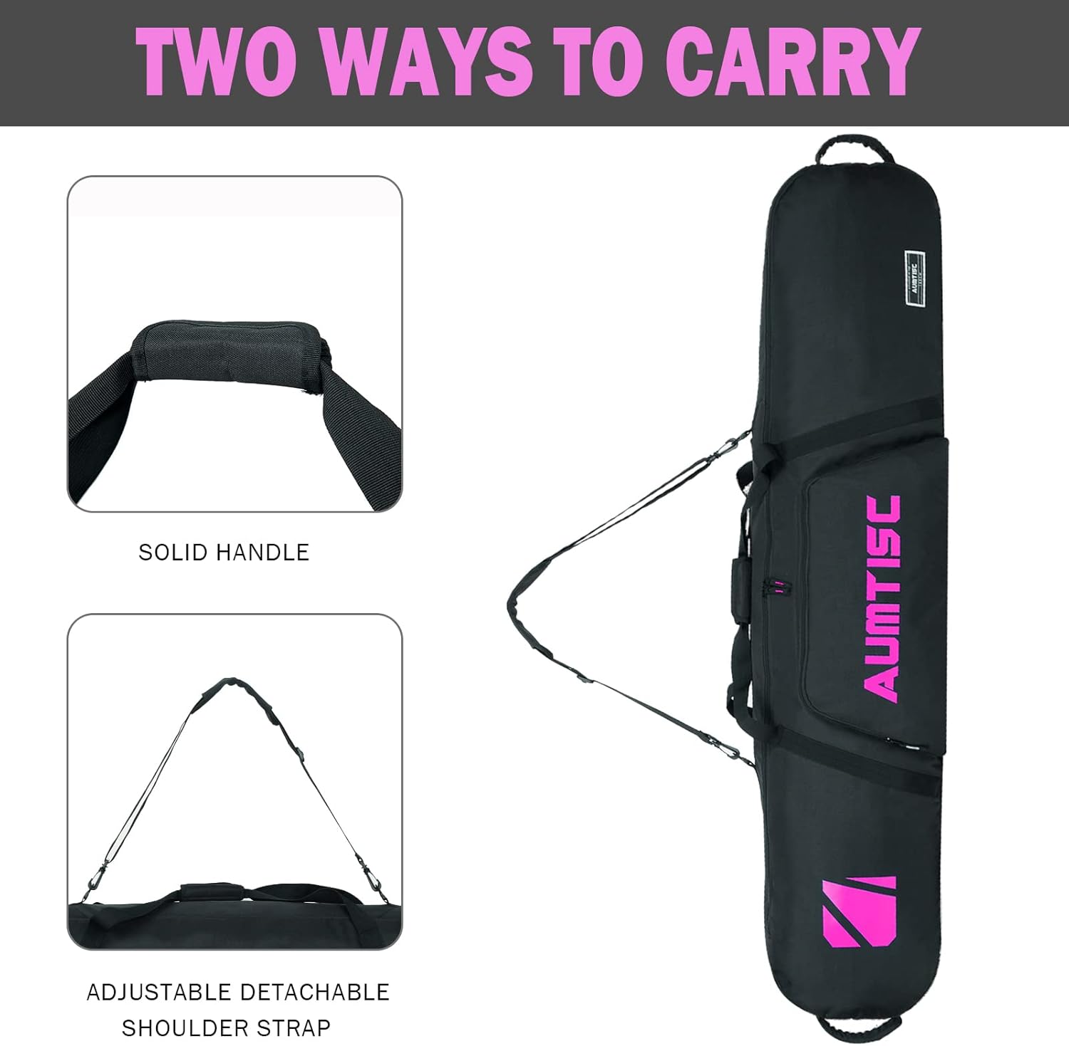 AUMTISC Borsa Imbottita per Snowboard e Sci - immagine 4