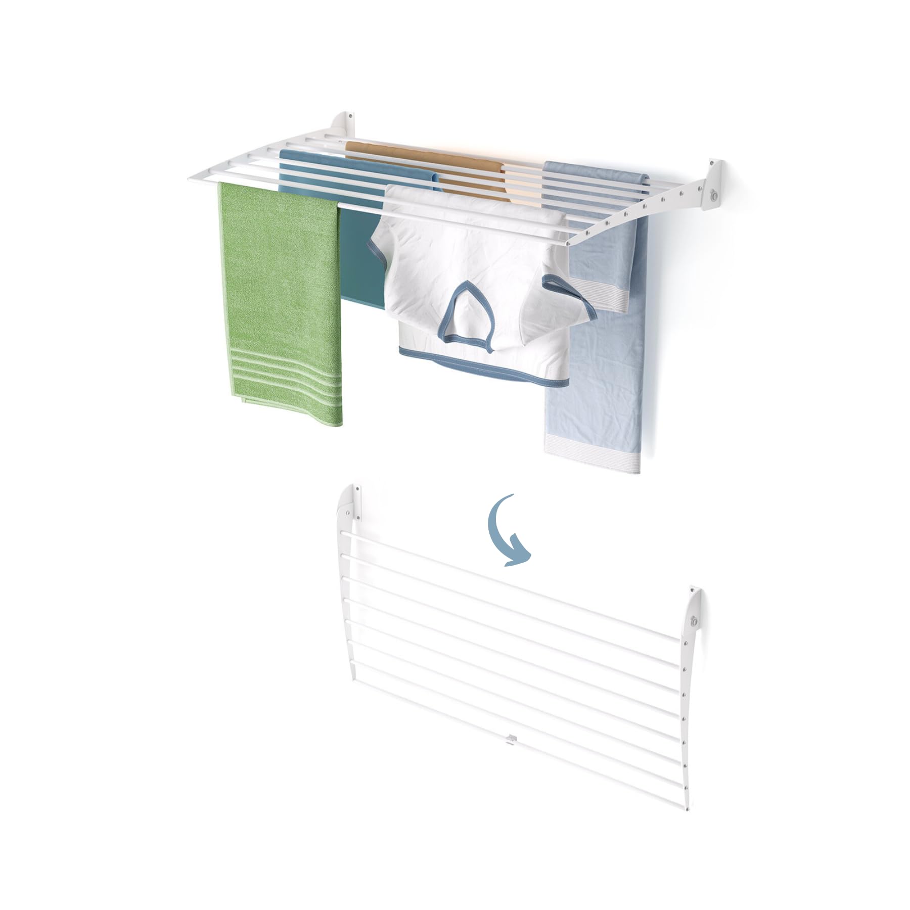 Foxydry Fold - Stendibiancheria da Parete Verticale