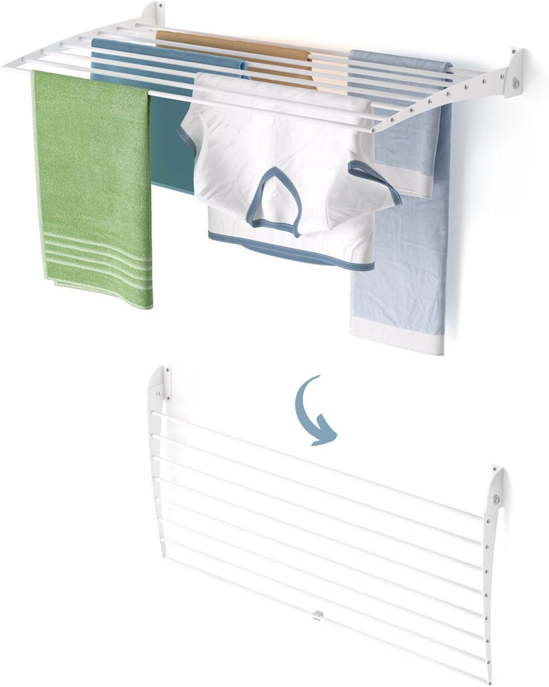 Foxydry Fold - Stendibiancheria da Parete Verticale - immagine 1