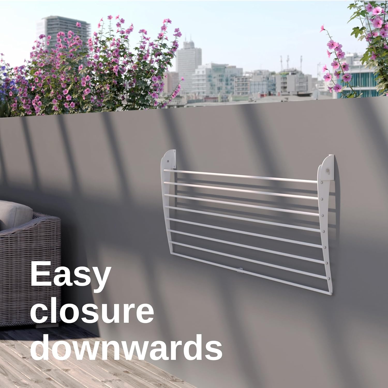 Foxydry Fold - Stendibiancheria da Parete Verticale - immagine 2