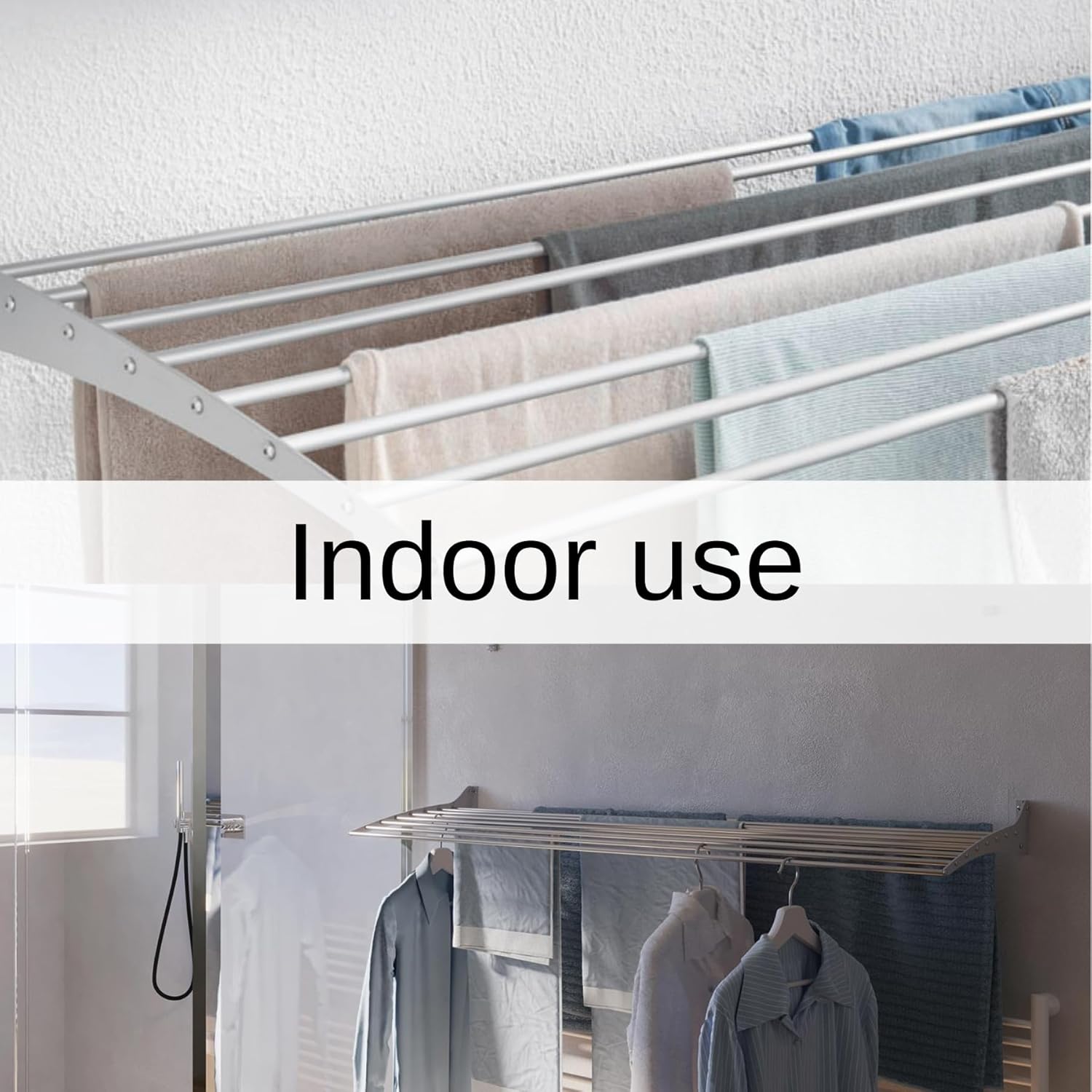 Foxydry Fold - Stendibiancheria da Parete Verticale - immagine 6