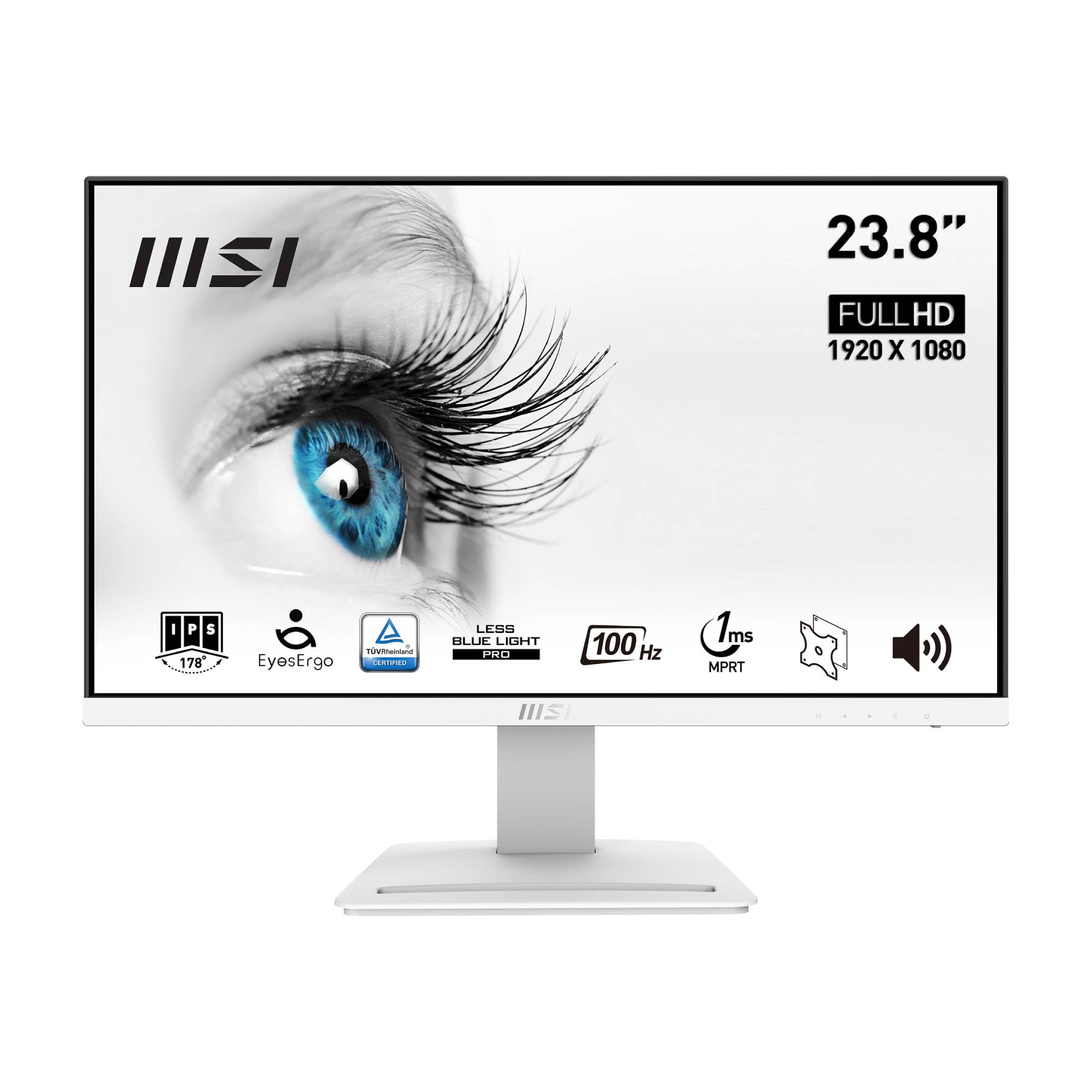 Msi PRO MP243XW Monitor 23.8" Full HD IPS 100 Hz