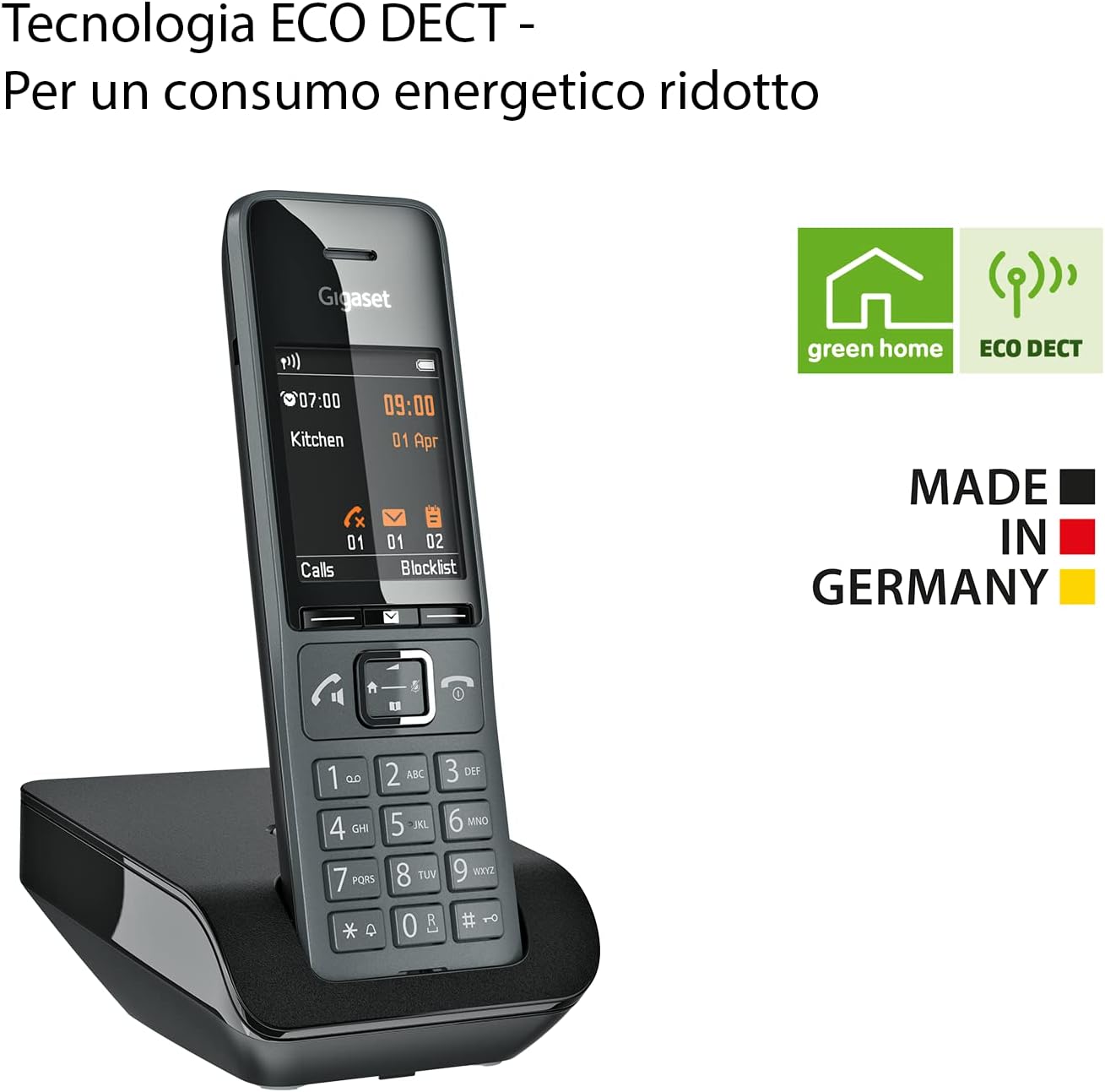 Gigaset COMFORT 520 - Cordless Nero Titanio - immagine 5
