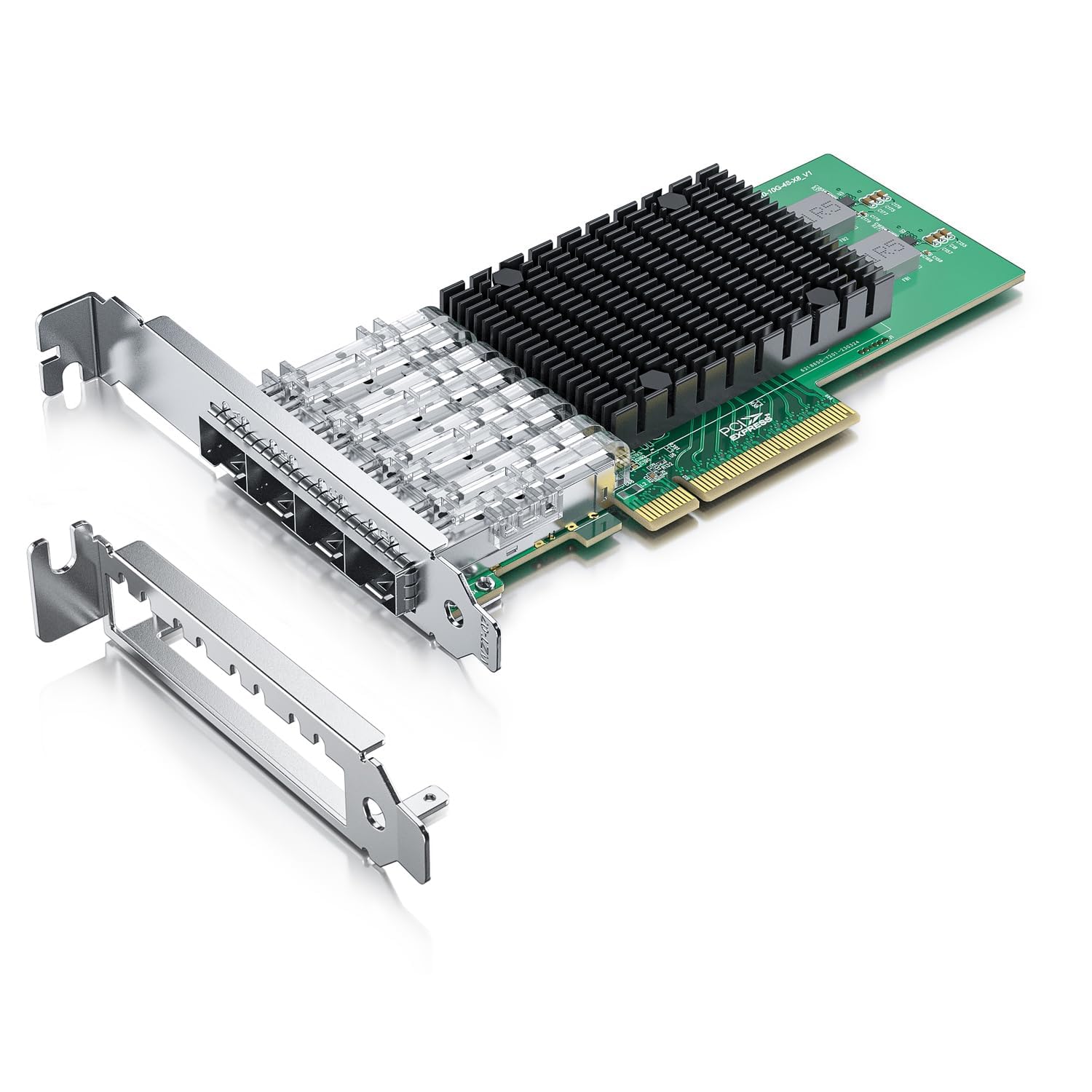 Ipolex Scheda di Rete 10 GB 4 Porte SFP+