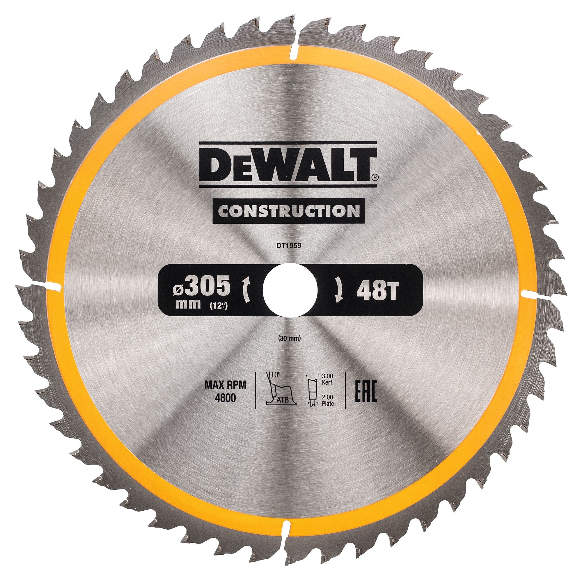 Dewalt Lama Circolare per Macchine Stazionarie 305x30mm