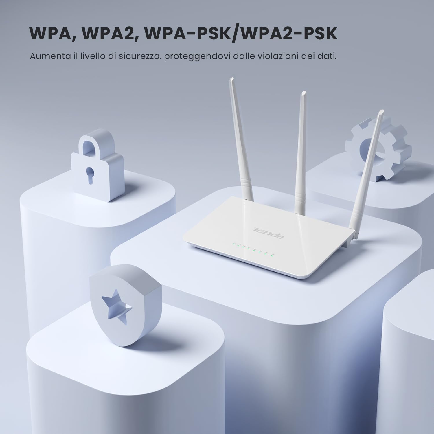 Tenda F3 N300 Router WiFi 300 Mbps, 3 Antenne - immagine 7